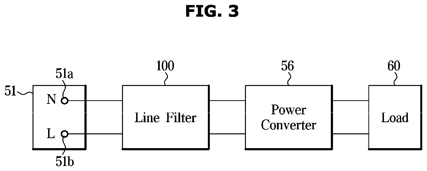 Patent US12620517 Figure 3 – Line filter and display device comprising same