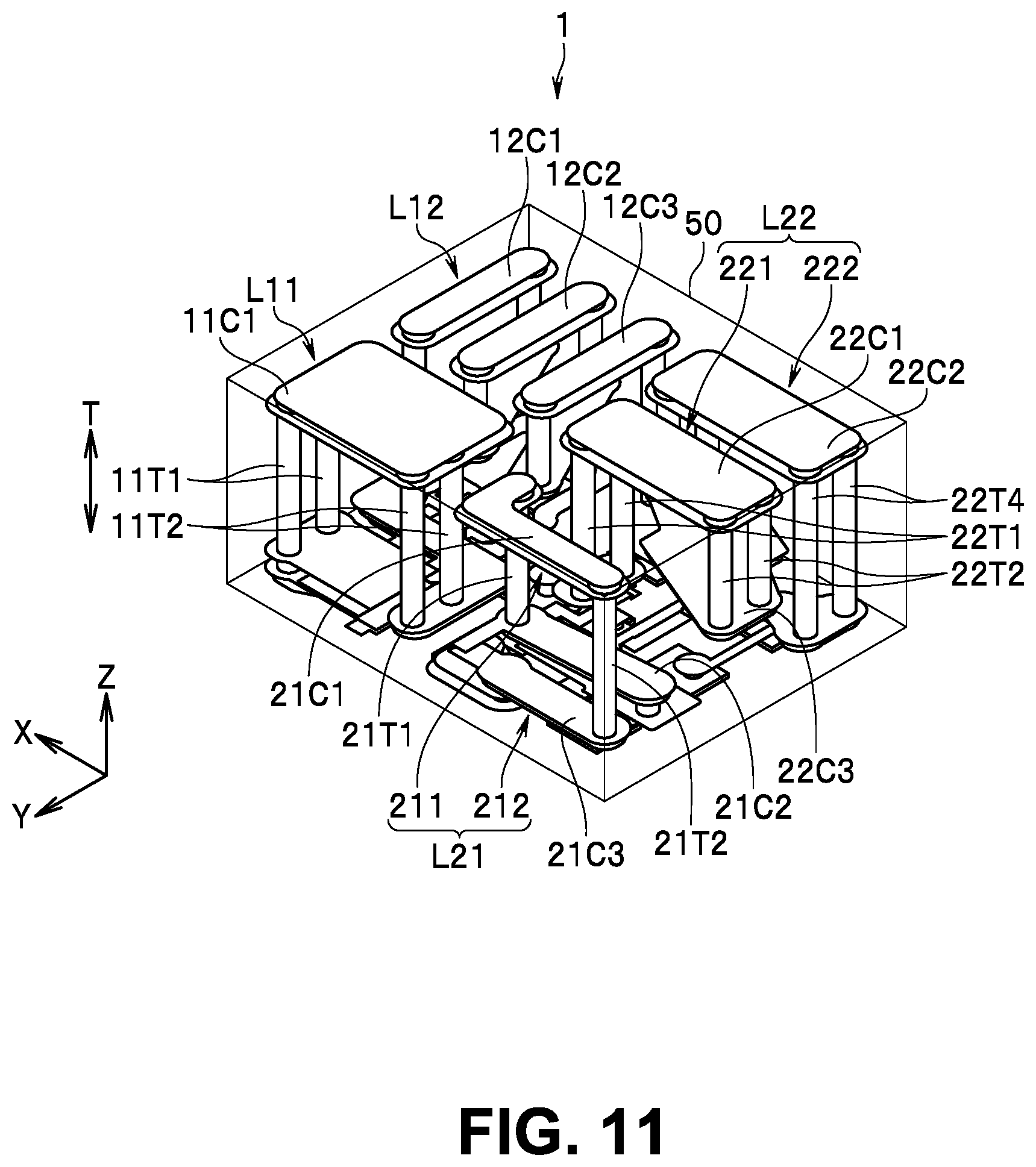 Patent US12620519 Figure 11 – Multilayer electronic component
