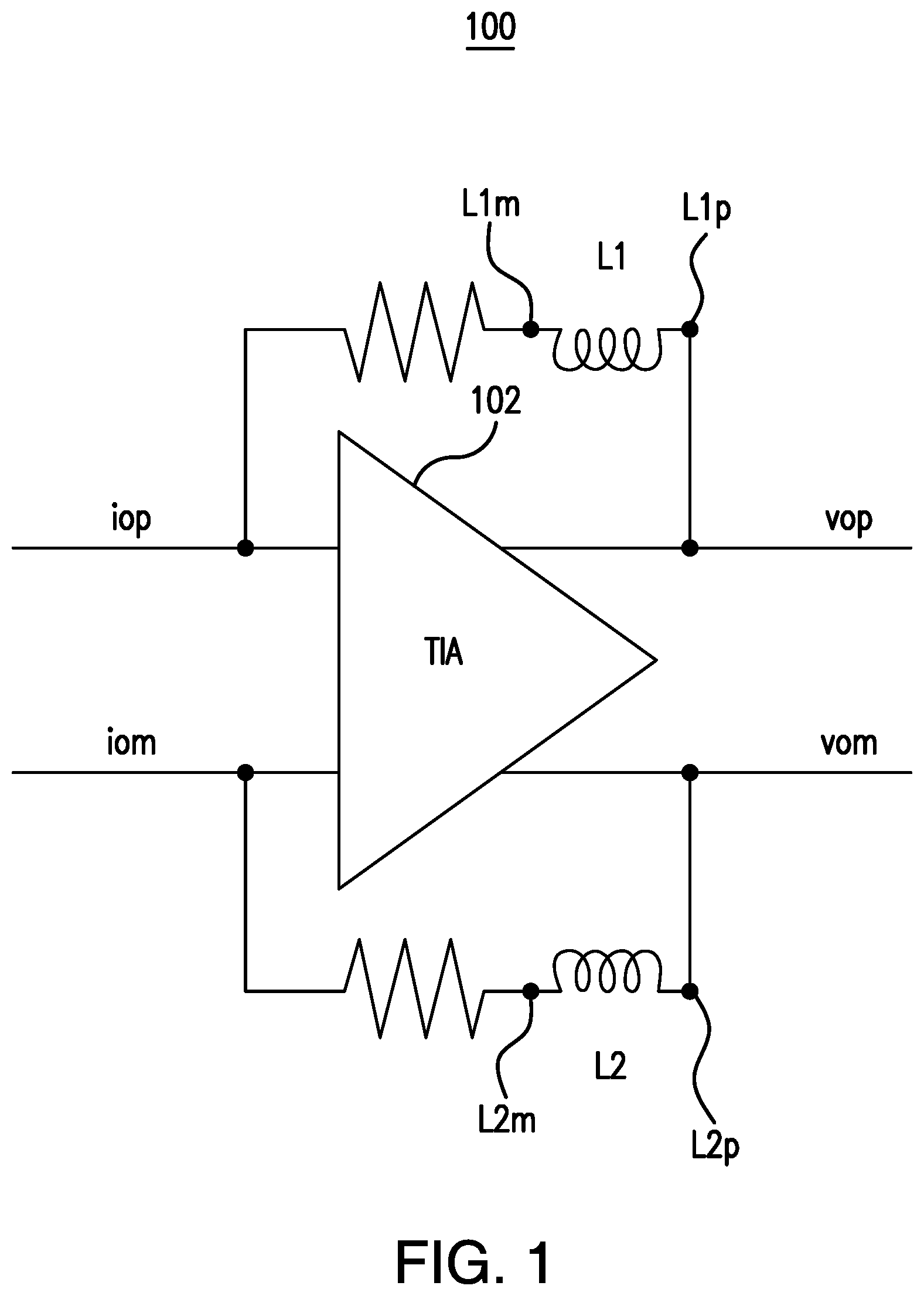 Patent US12620520 Figure 1 – Overlapped inductor structure