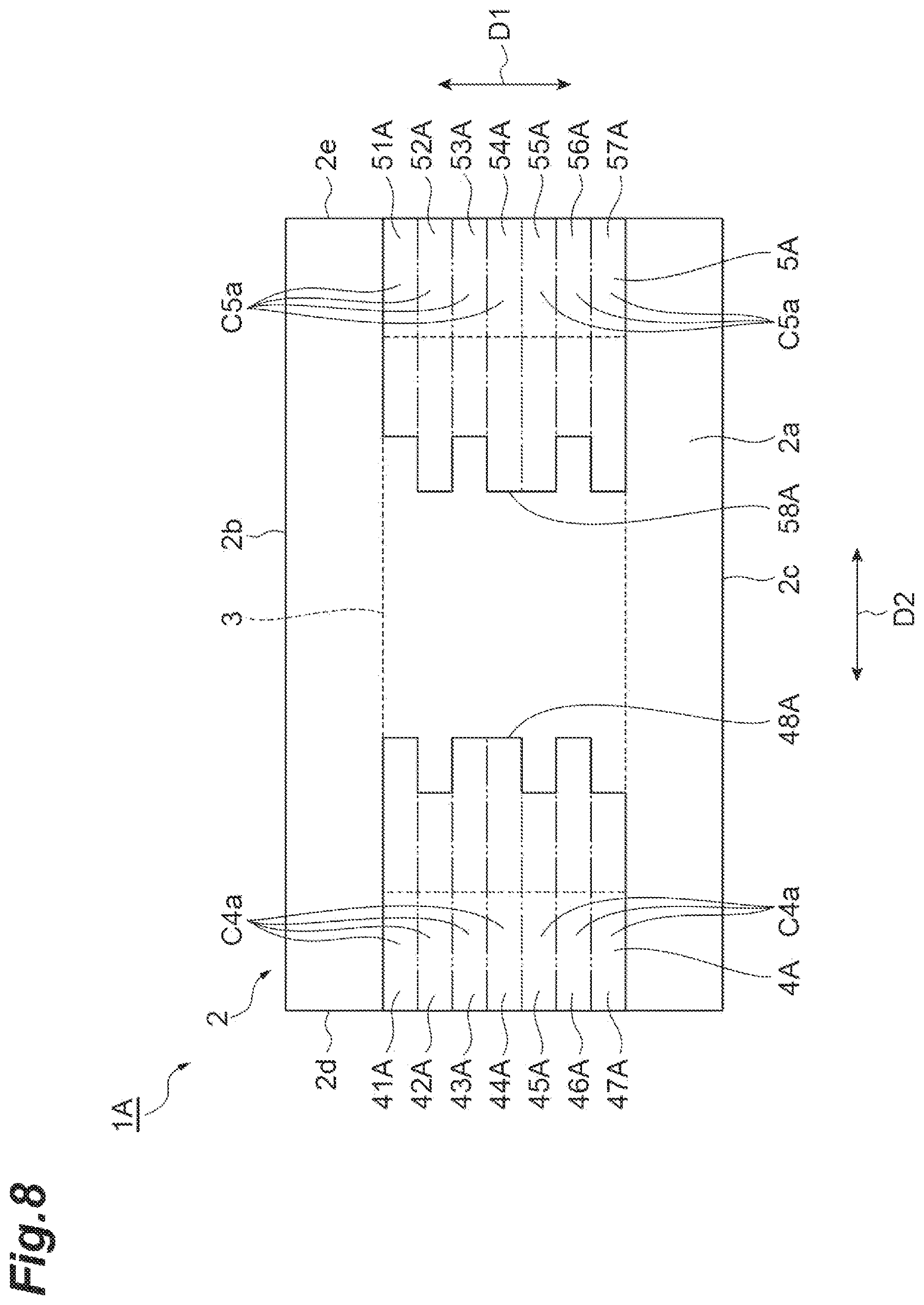 Patent US12620522 Figure 8 – Multilayer coil component