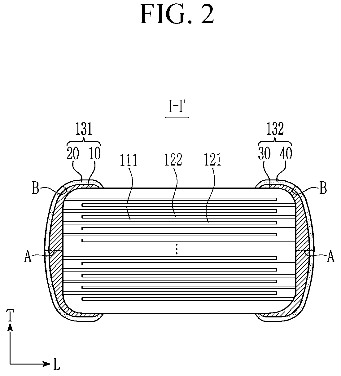 Patent US12620532 Figure 2 – Multilayer ceramic capacitor and manufacturing method thereof