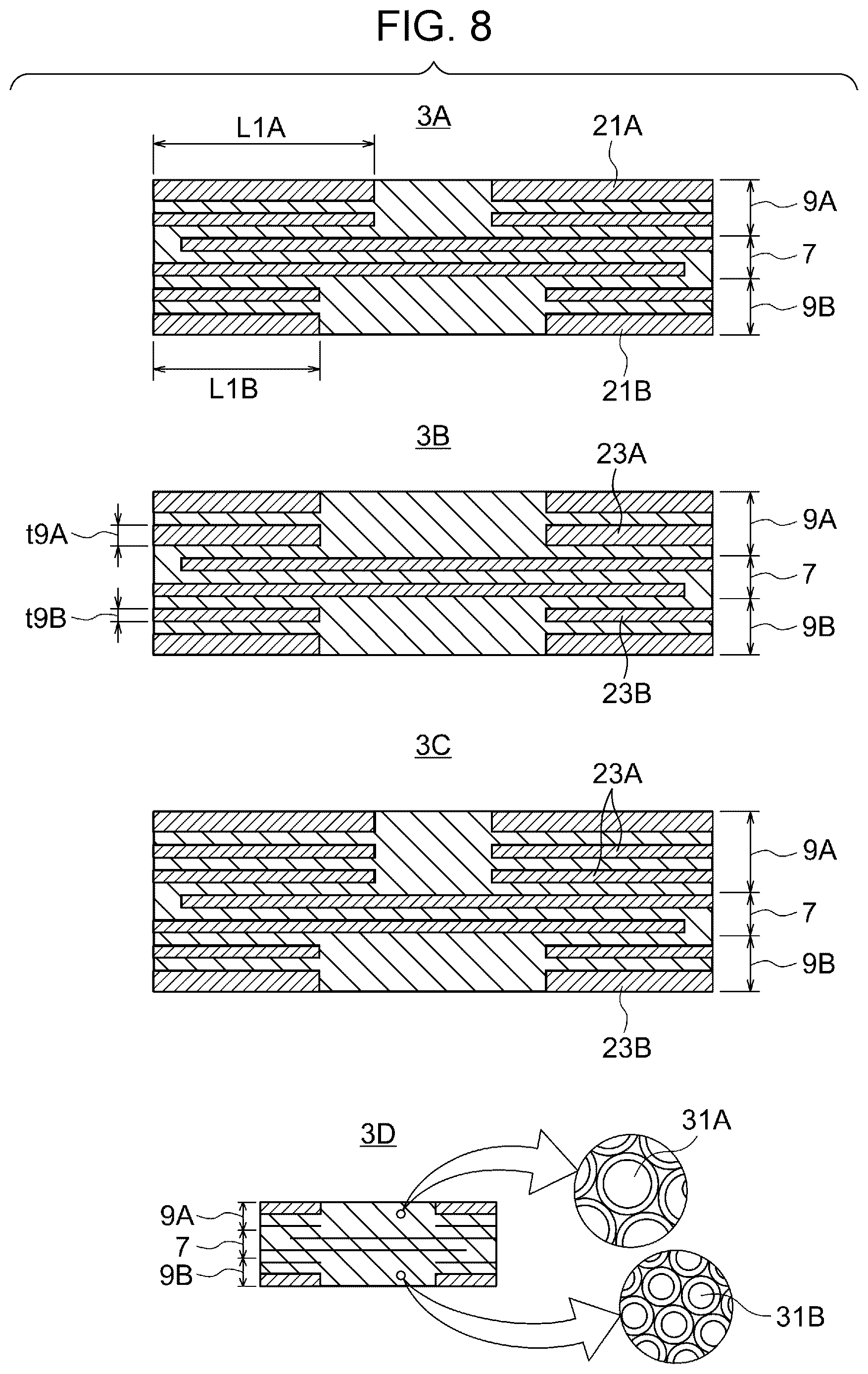Patent US12620533 Figure 8 – Electronic component and method of manufacturing electronic component