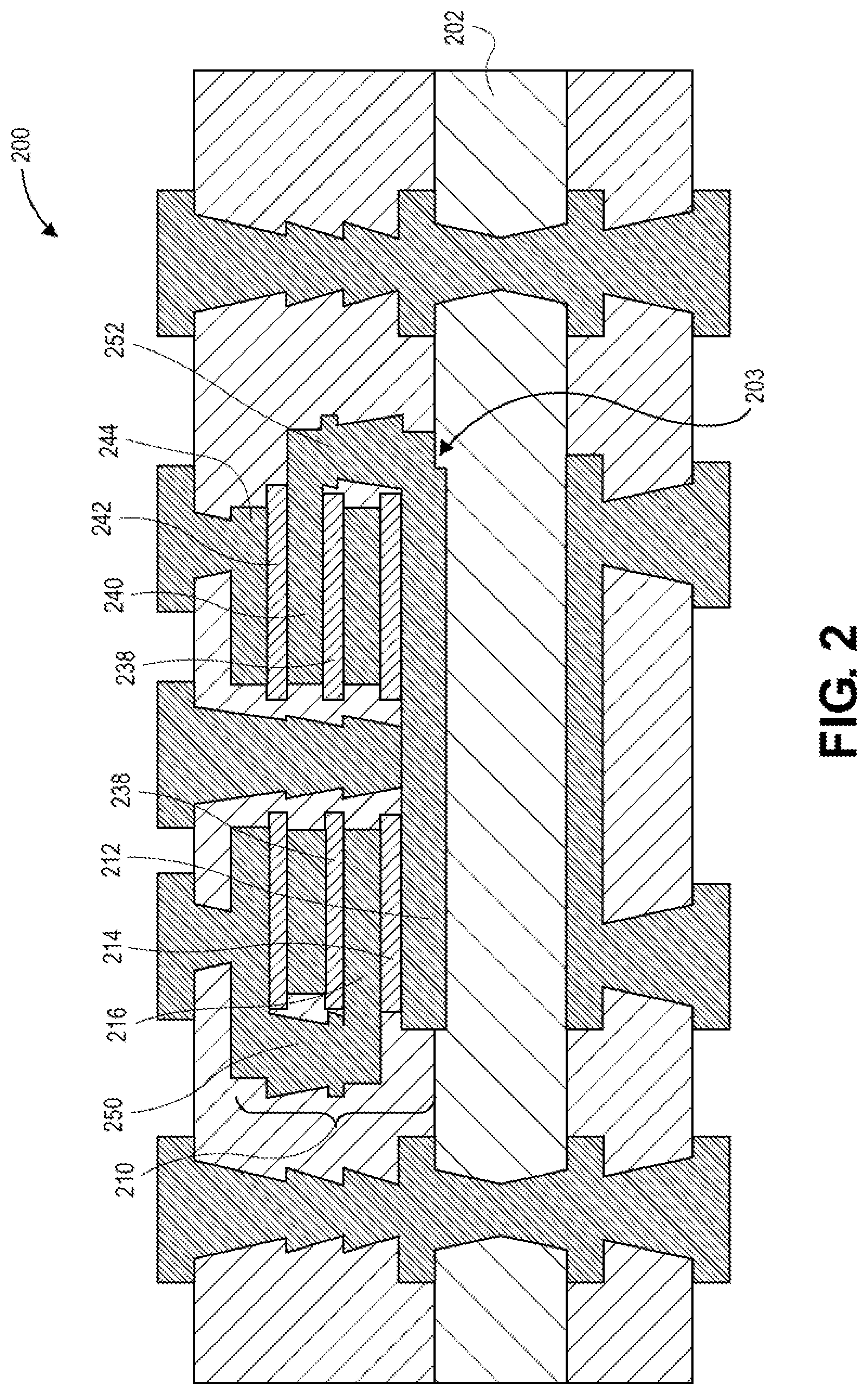 Patent US12620534 Figure 2 – Film capacitor on a glass substrate