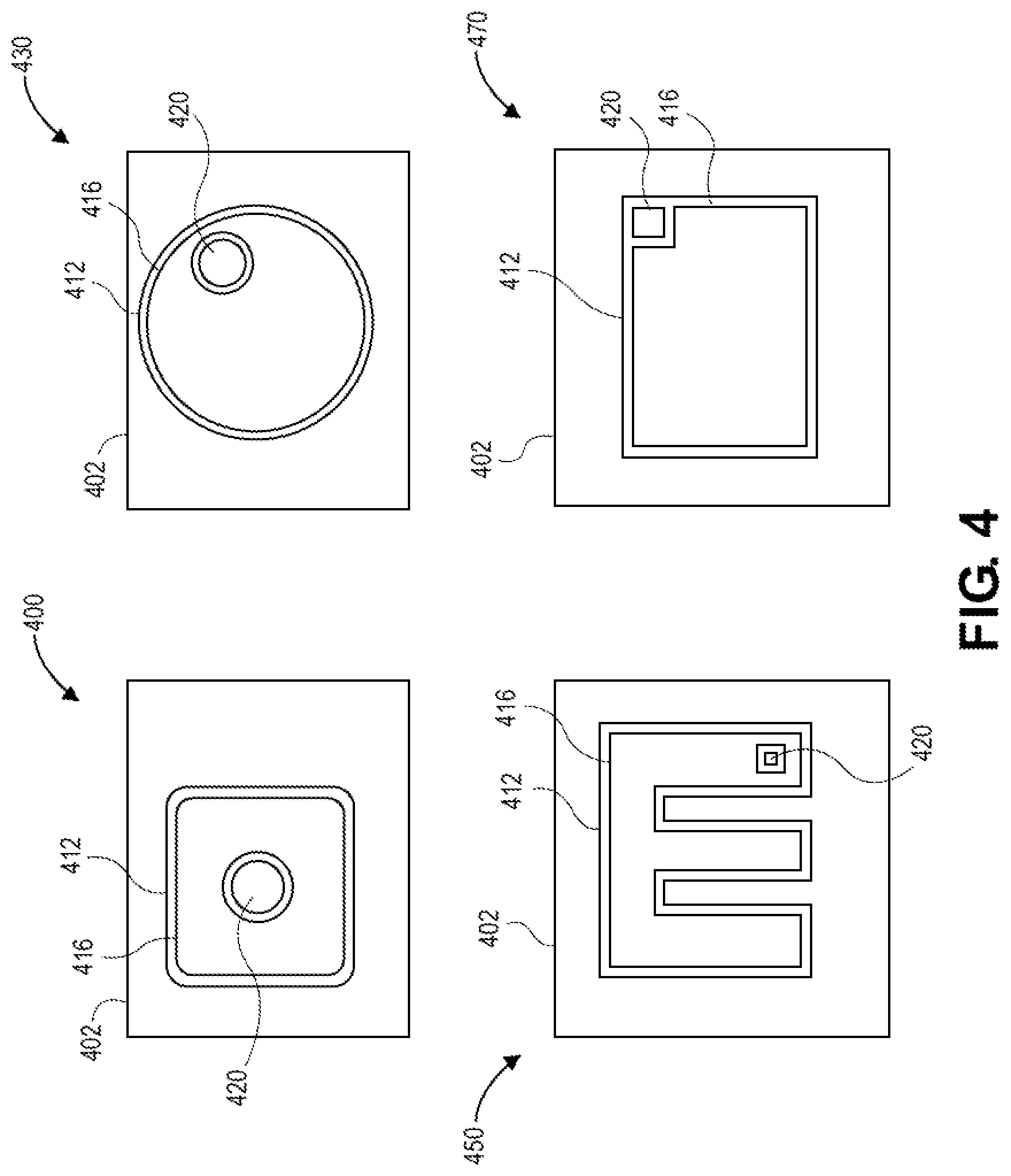 Patent US12620534 Figure 4 – Film capacitor on a glass substrate