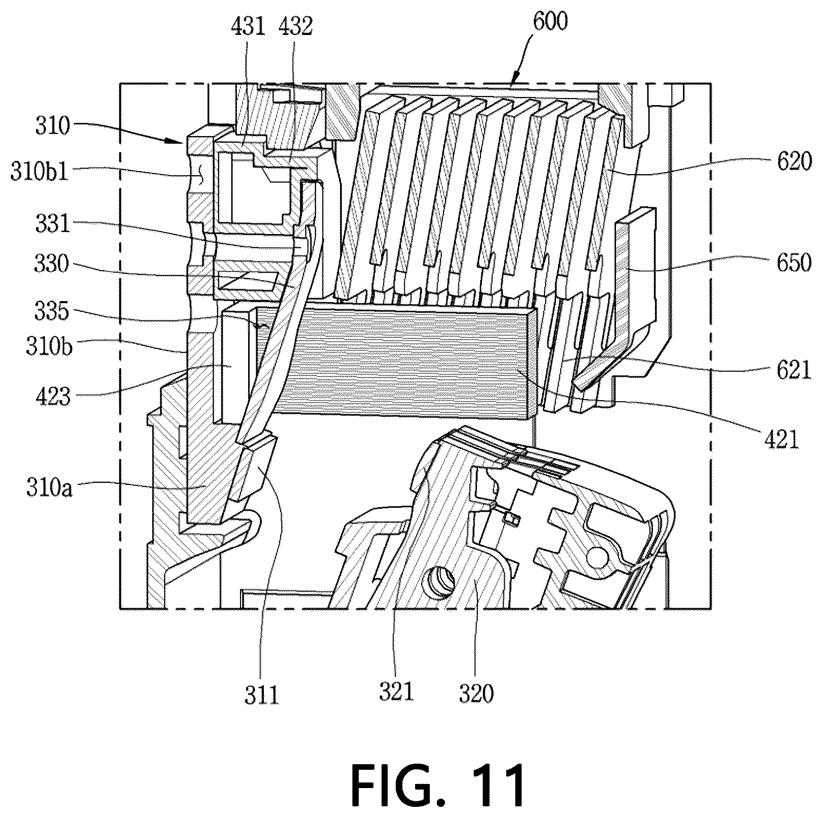 Patent US12620536 Figure 11 – Circuit breaking unit and air circuit breaker including same