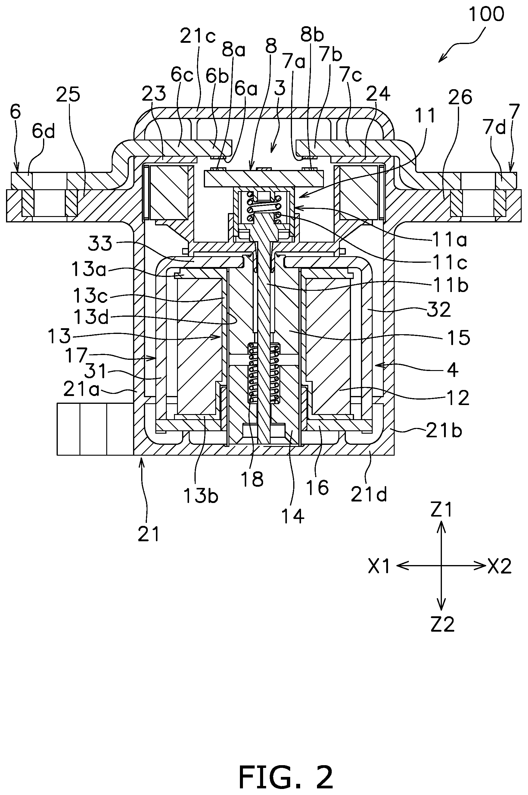 Patent US12620539 Figure 2 – Electromagnetic relay and method of manufacturing the same