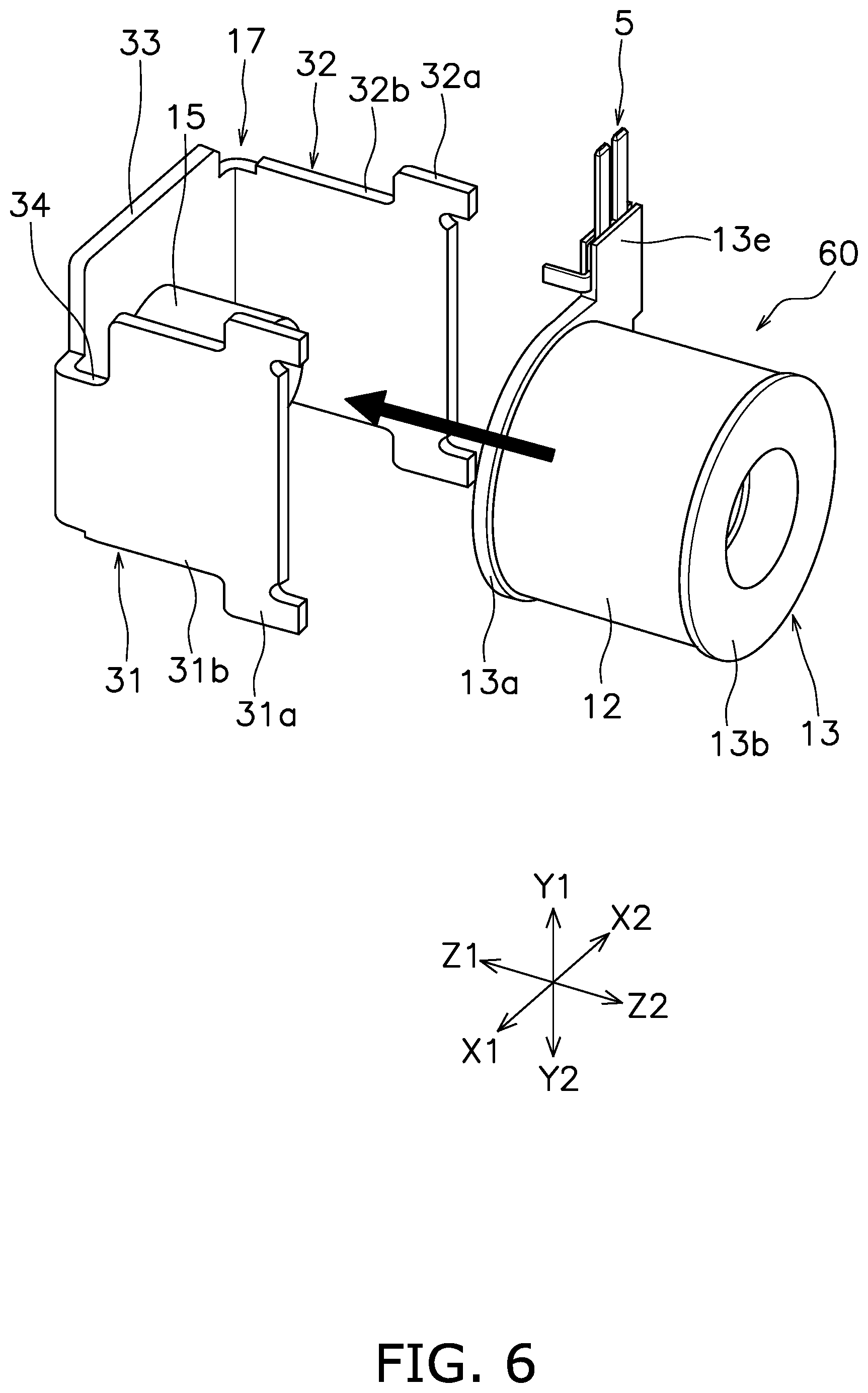 Patent US12620539 Figure 6 – Electromagnetic relay and method of manufacturing the same