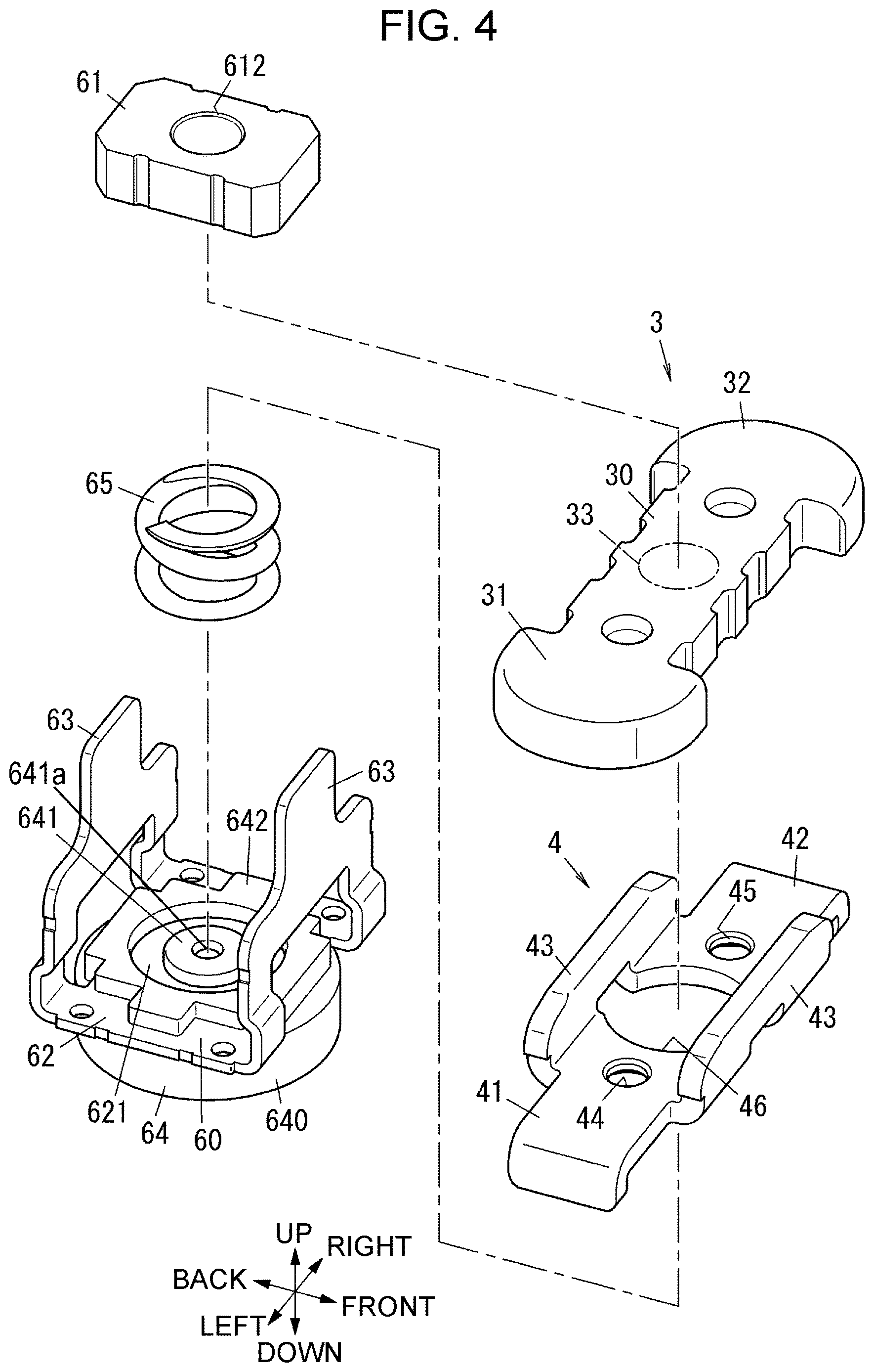 Patent US12620540 Figure 4 – Contact device and electromagnetic relay