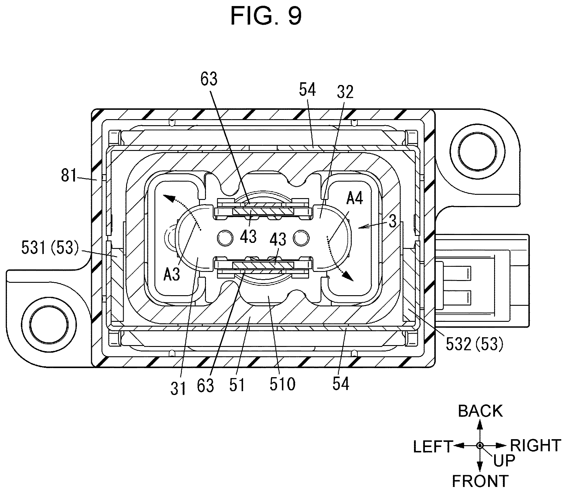 Patent US12620540 Figure 9 – Contact device and electromagnetic relay