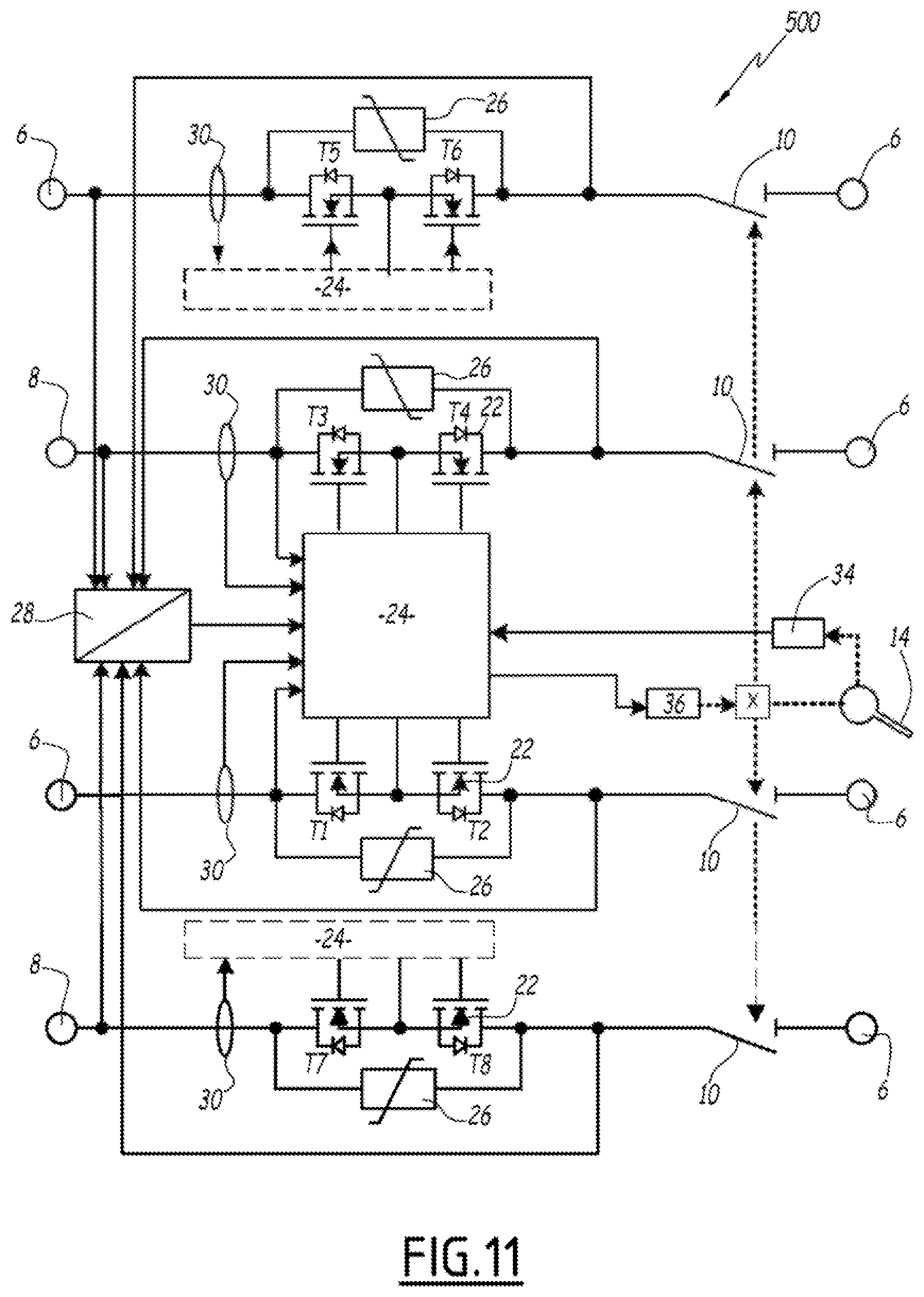 Patent US12620542 Figure 11 – Electrical protection devices and systems