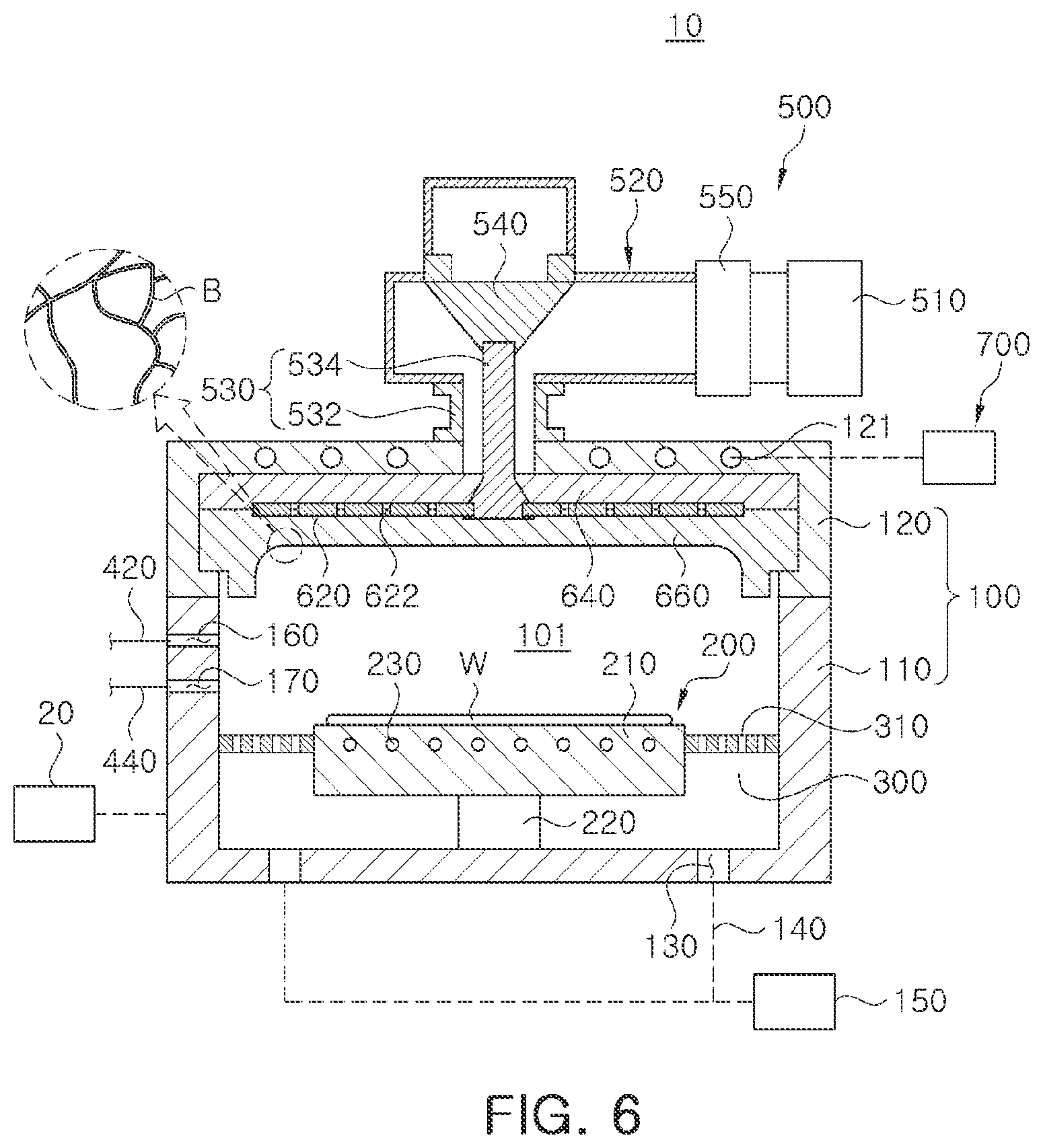 Patent US12620558 Figure 7 – Apparatus for processing substrate and method of processing substrate