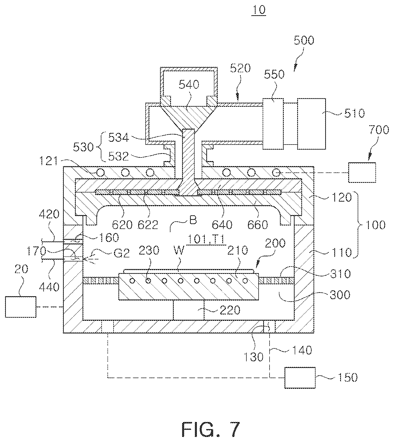 Patent US12620558 Figure 8 – Apparatus for processing substrate and method of processing substrate