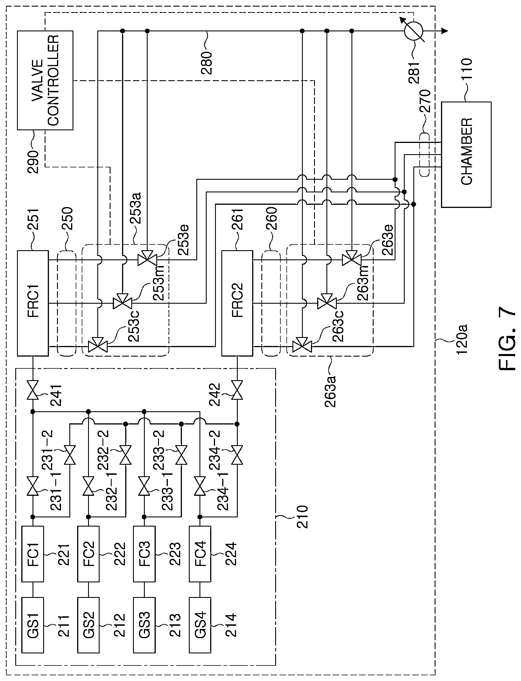 Patent US12620559 Figure 7 – Gas supply device and plasma processing apparatus