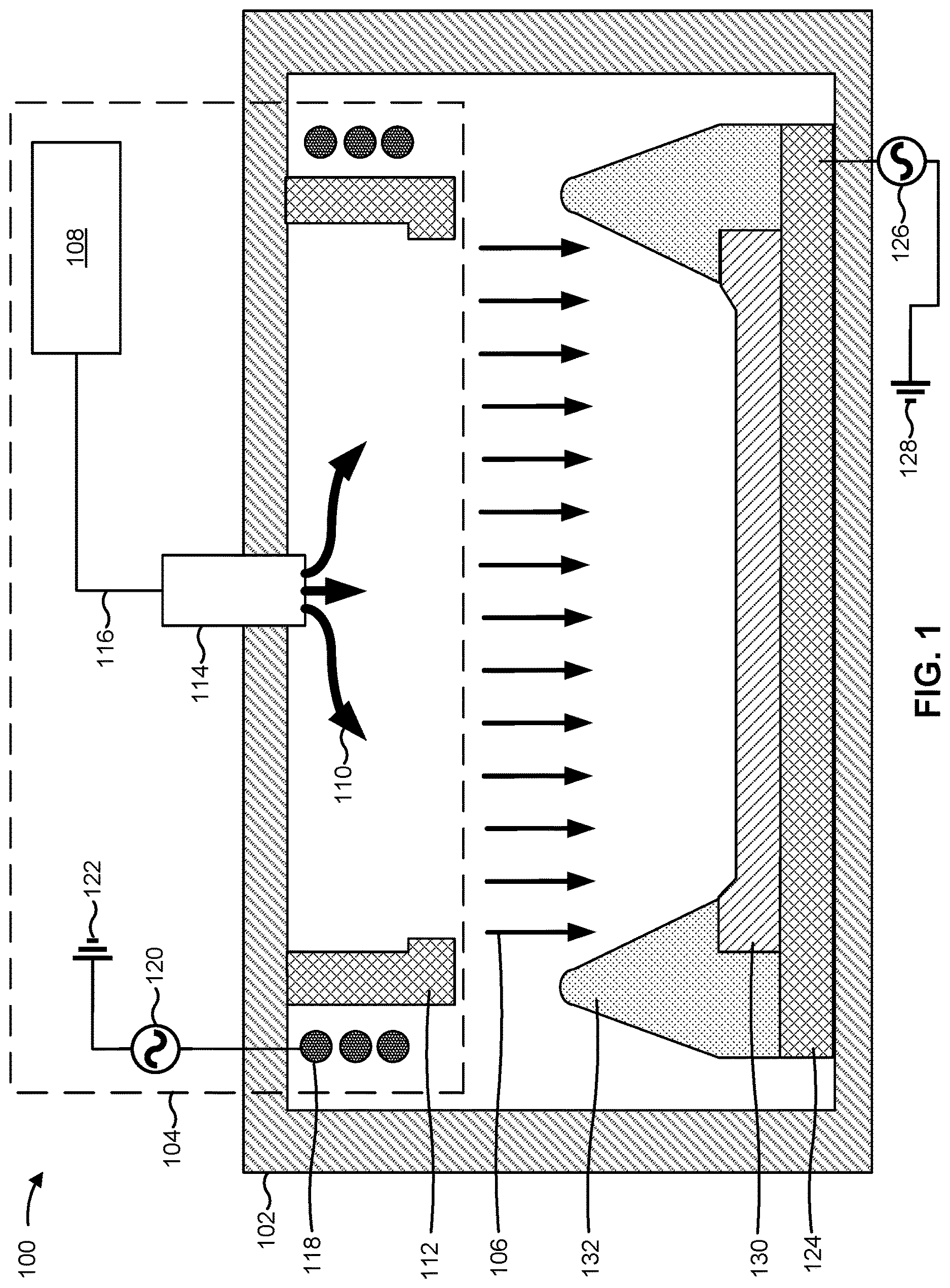 Patent US12620562 — Focus ring for a plasma-based semiconductor processing tool — Figure 1