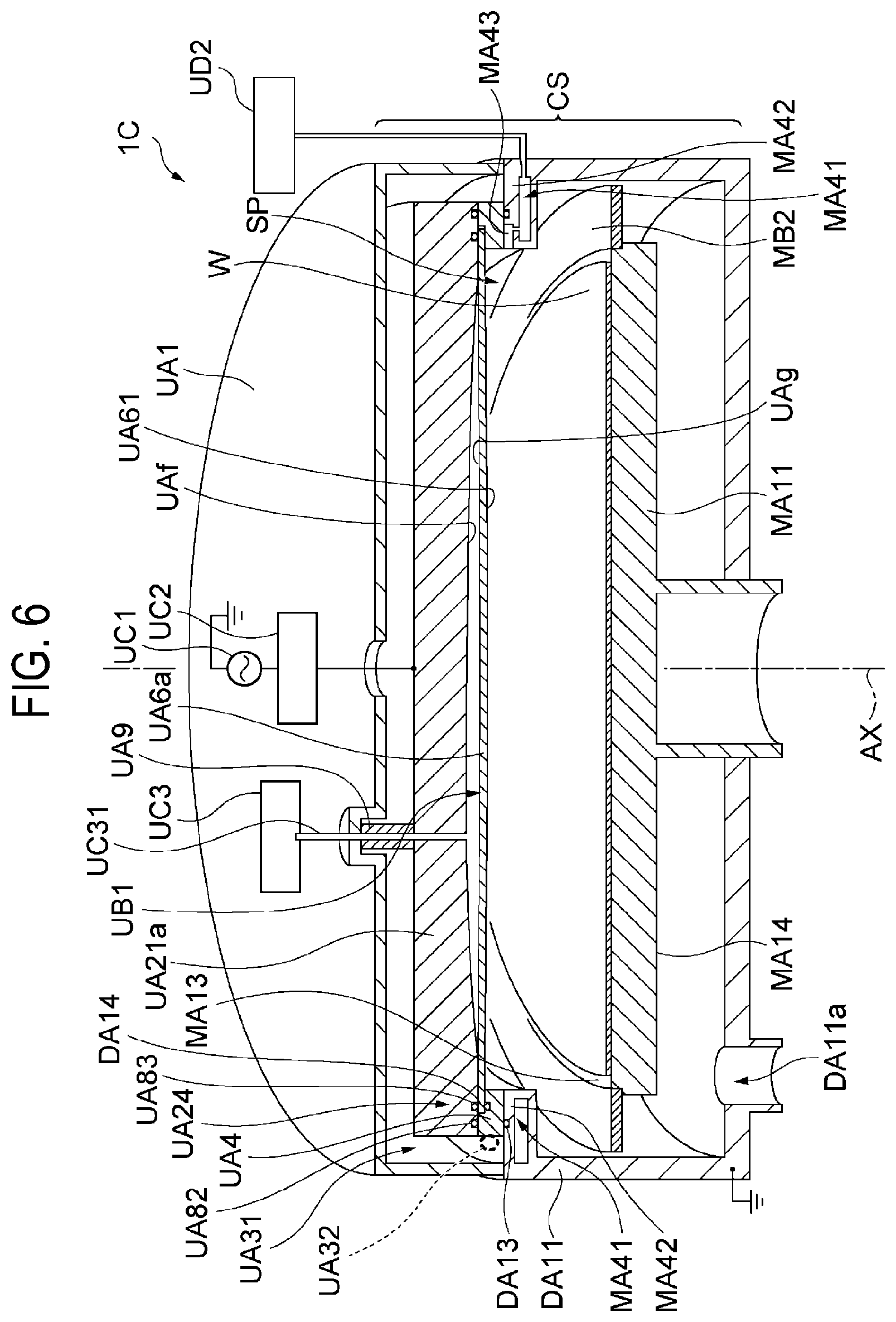 Patent US12620563 Figure 6 – Plasma processing apparatus and plasma processing method