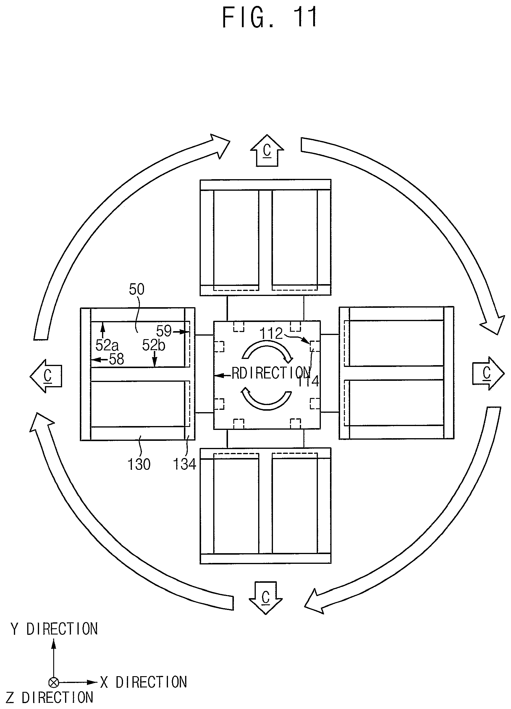 Patent US12620564 Figure 11 – Semiconductor substrate processing apparatus