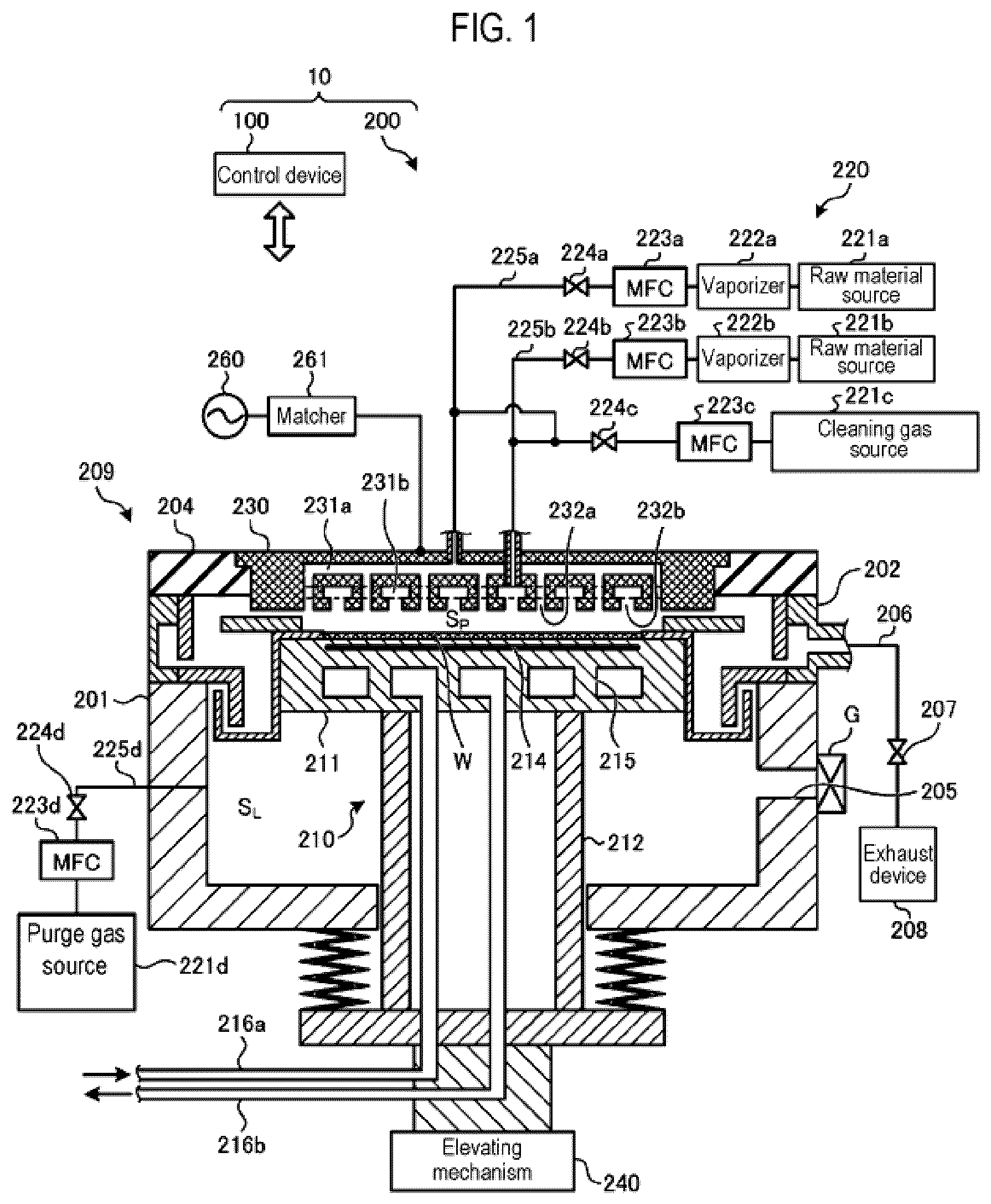 Patent US12620565 Figure 1 – Substrate processing apparatus
