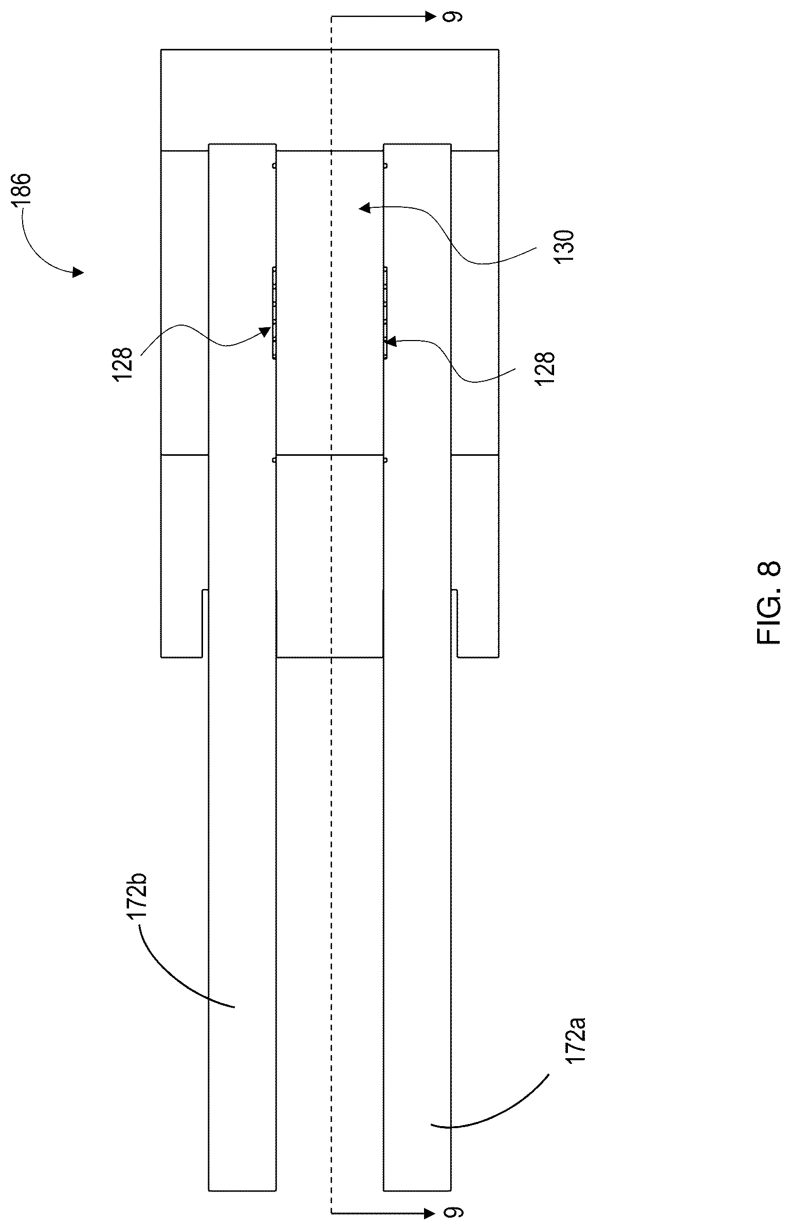 Patent US12620567 Figure 8 – Apparatus for ion manipulation having curved turn regions