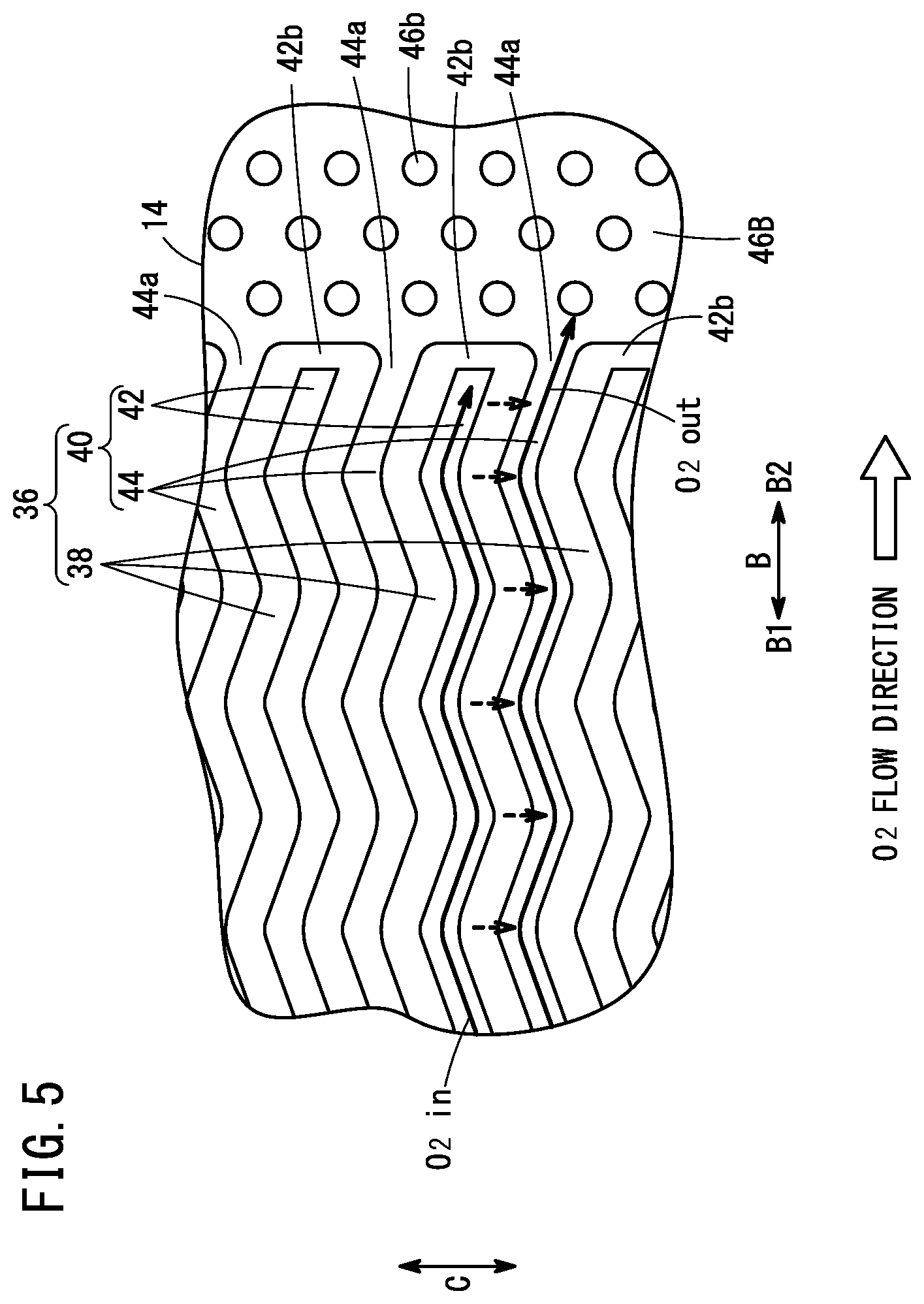 Patent US12620606 Figure 5 – Power generation cell