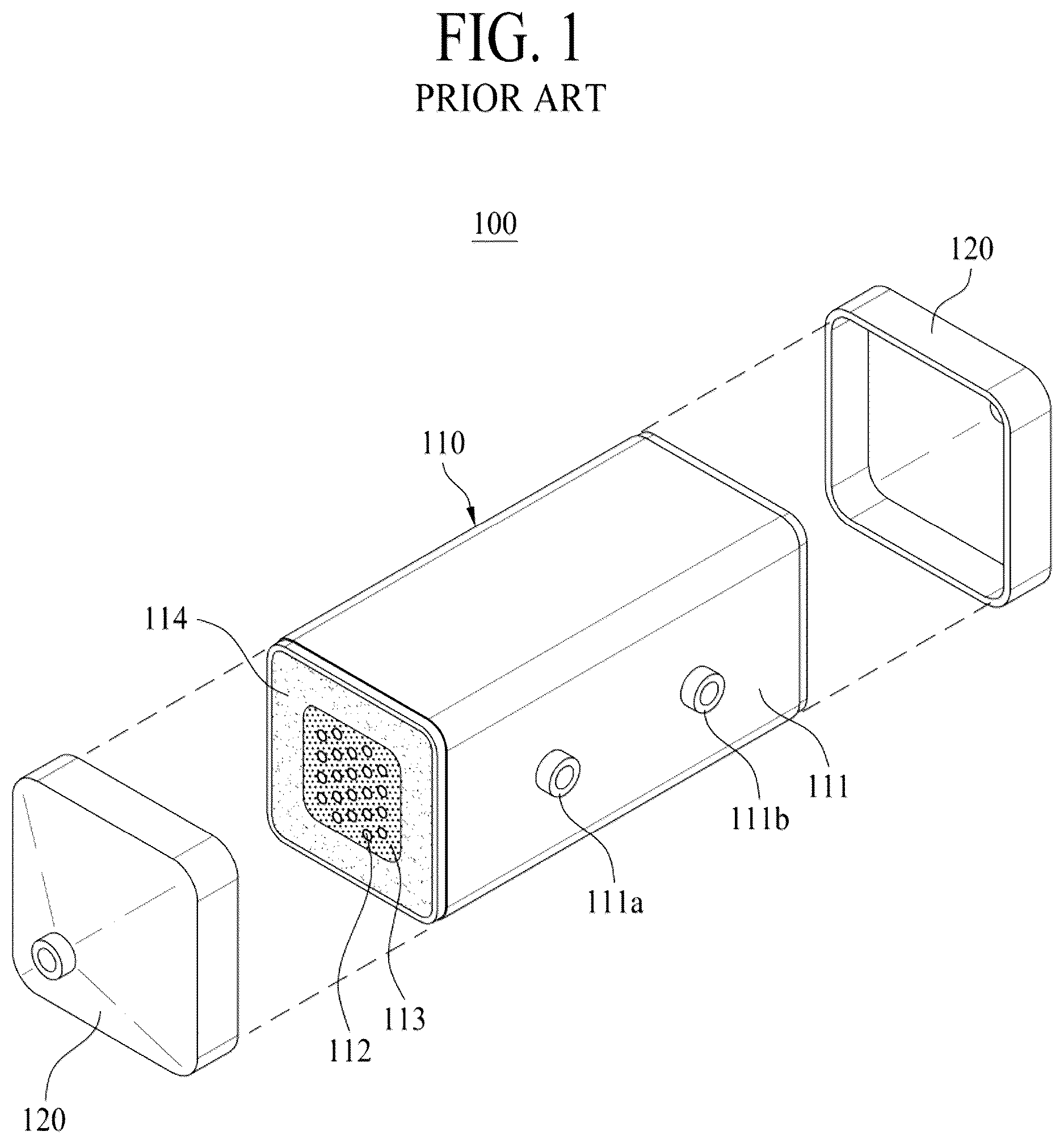 Patent US12620608 Figure 1 – Fuel cell humidifier
