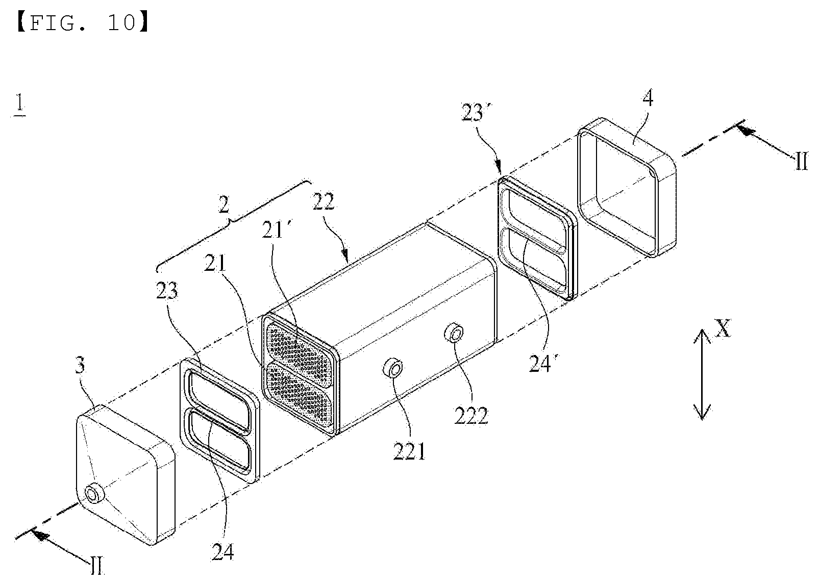 Patent US12620608 Figure 6 – Fuel cell humidifier