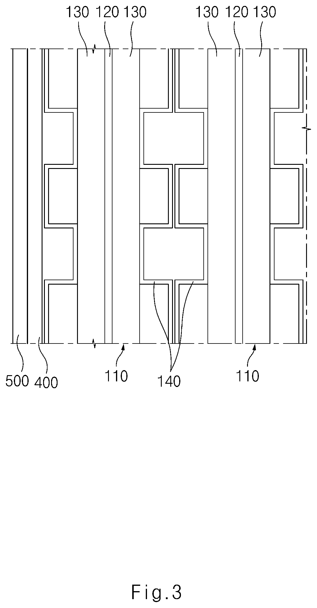 Patent US12620612 Figure 3 – Fuel cell stack