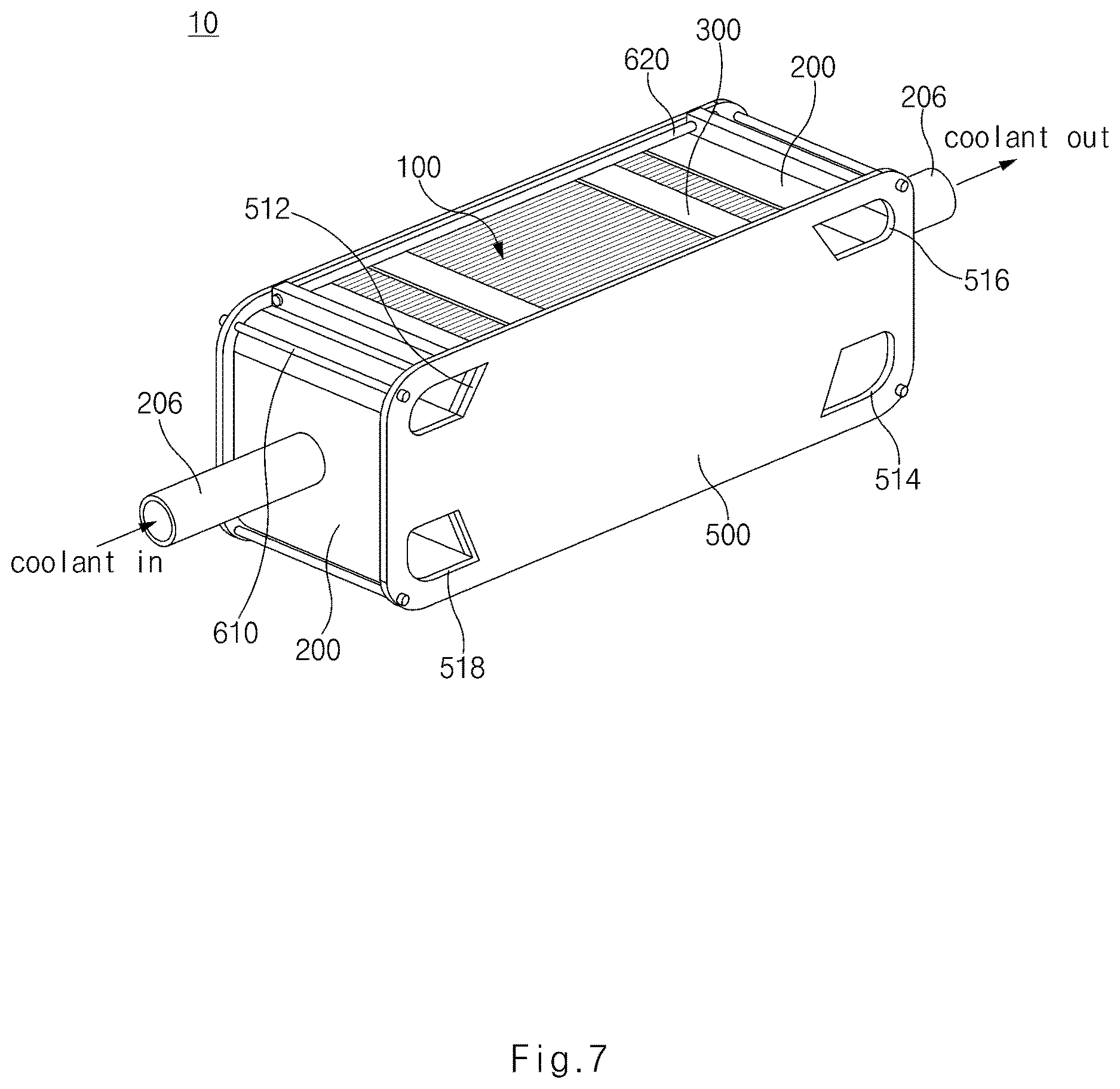 Patent US12620612 Figure 7 – Fuel cell stack