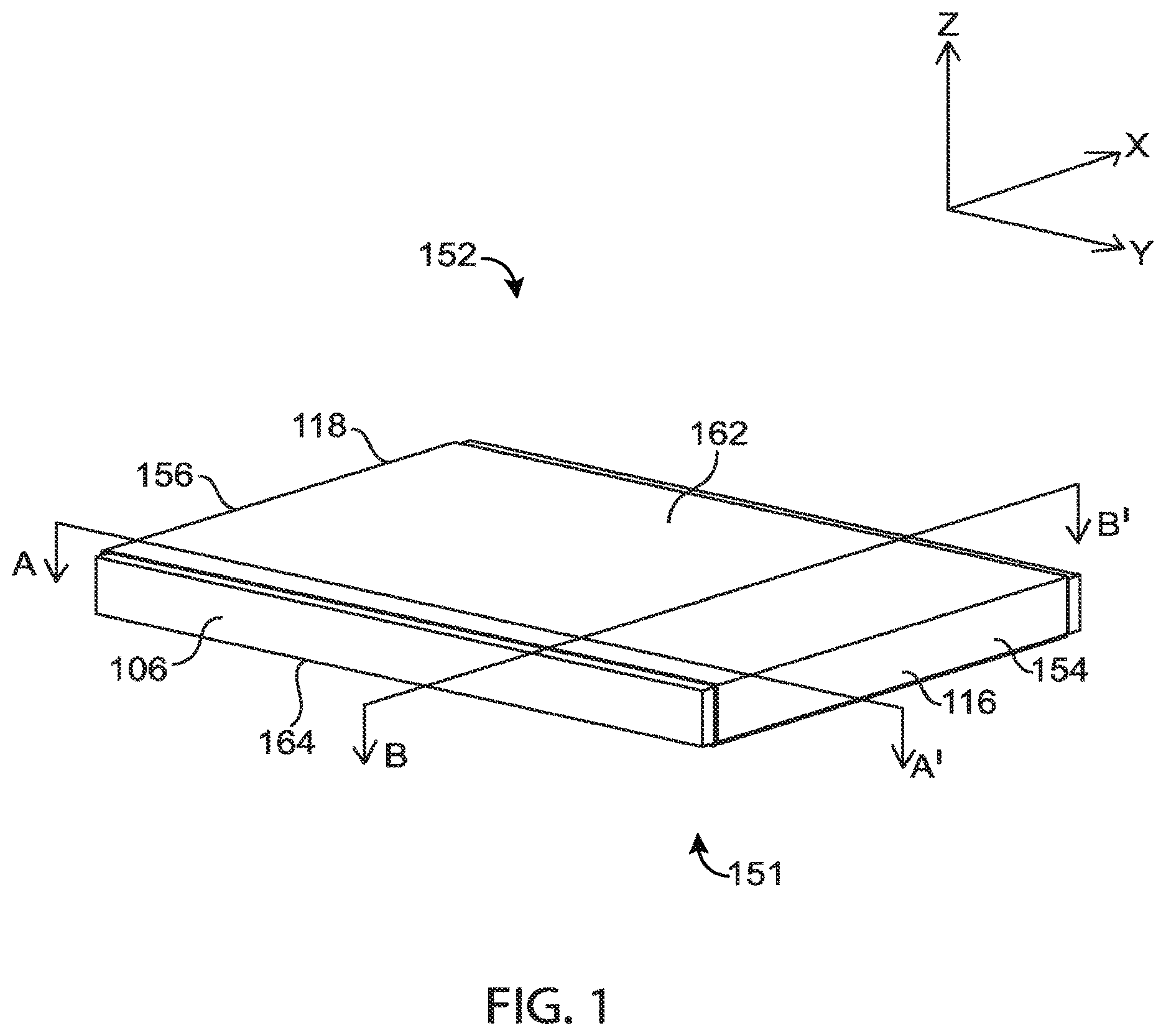 Patent US12620613 Figure 1 – Dimensional constraints for three-dimensional batteries