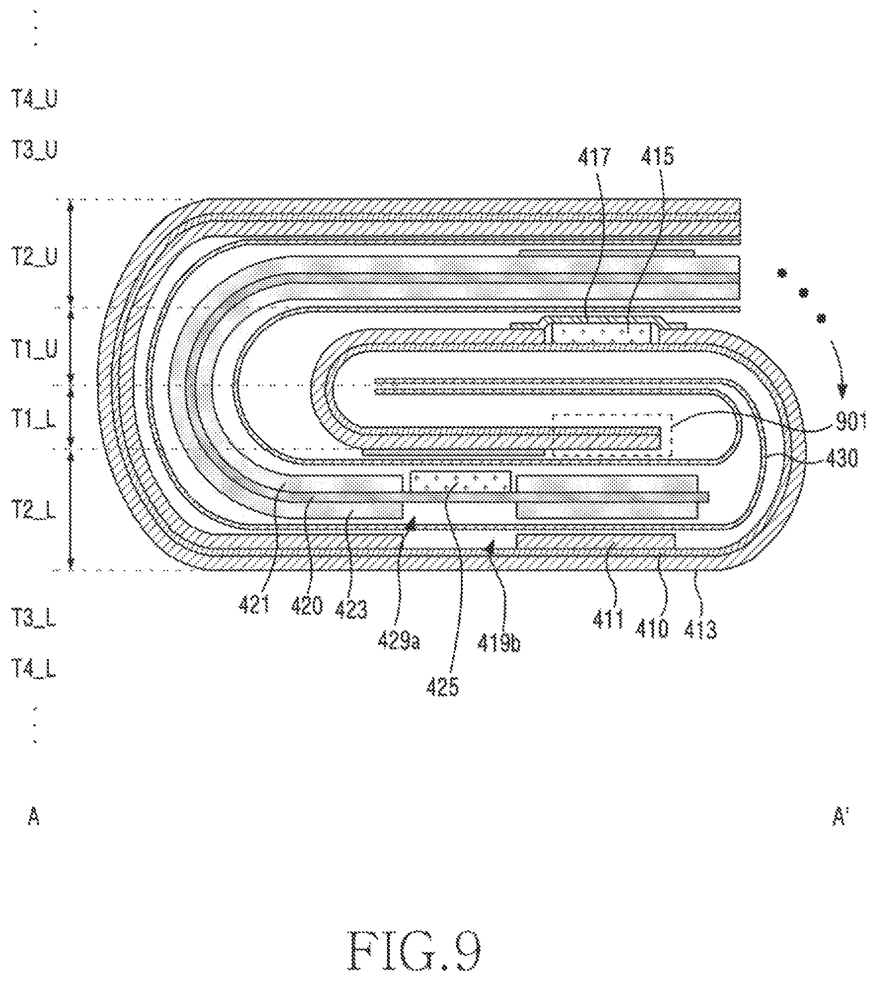 Patent US12620617 Figure 17 – Battery and electronic device comprising same