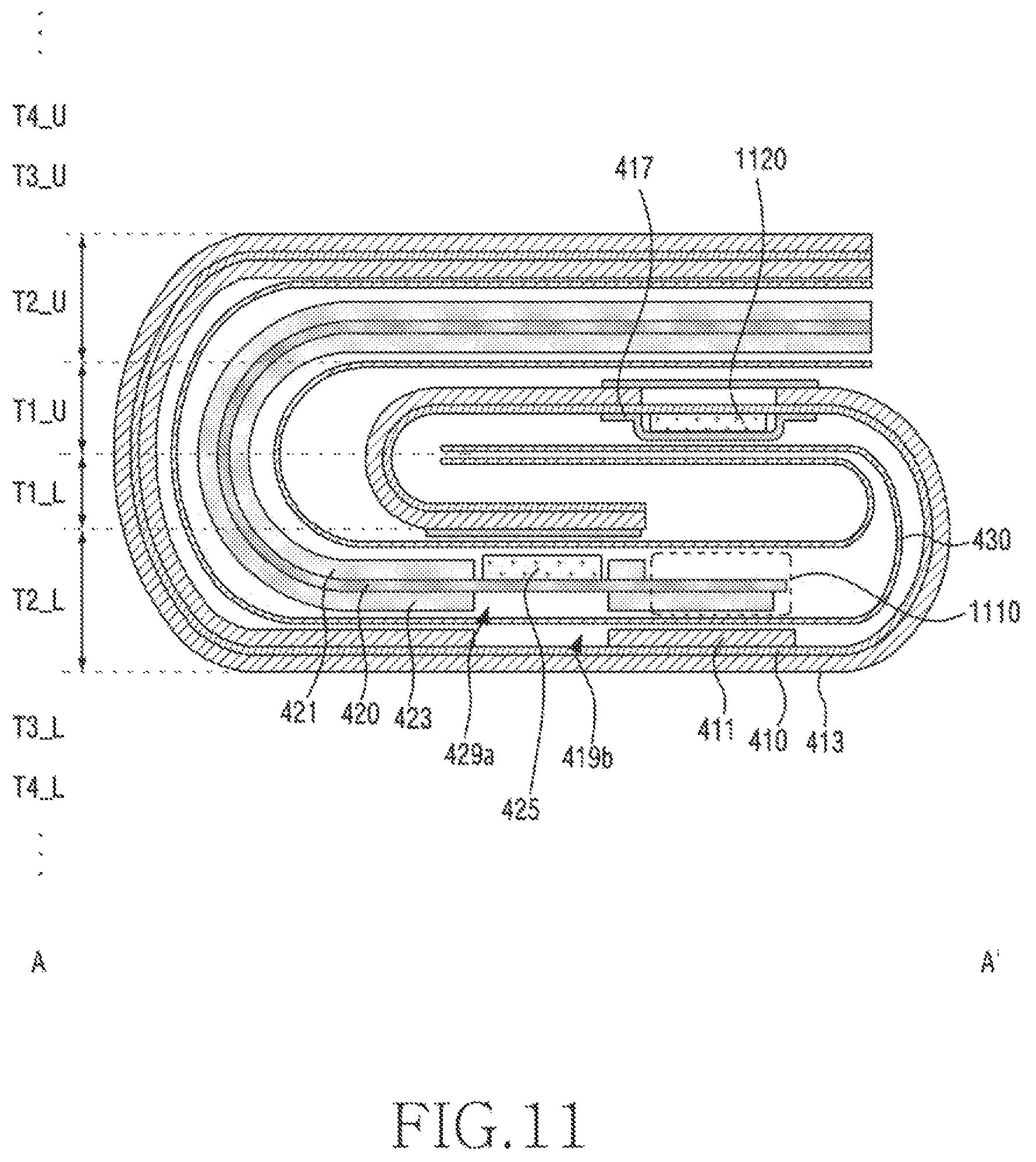 Patent US12620617 Figure 19 – Battery and electronic device comprising same