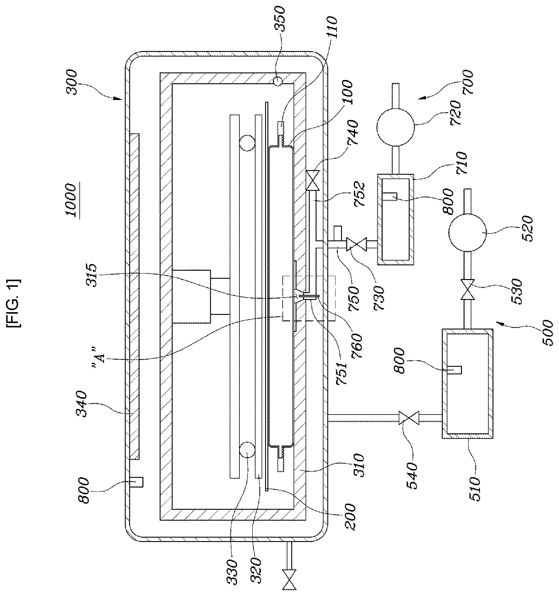 Patent US12620640 Figure 1 – Pouch cell vent pressure measurement apparatus