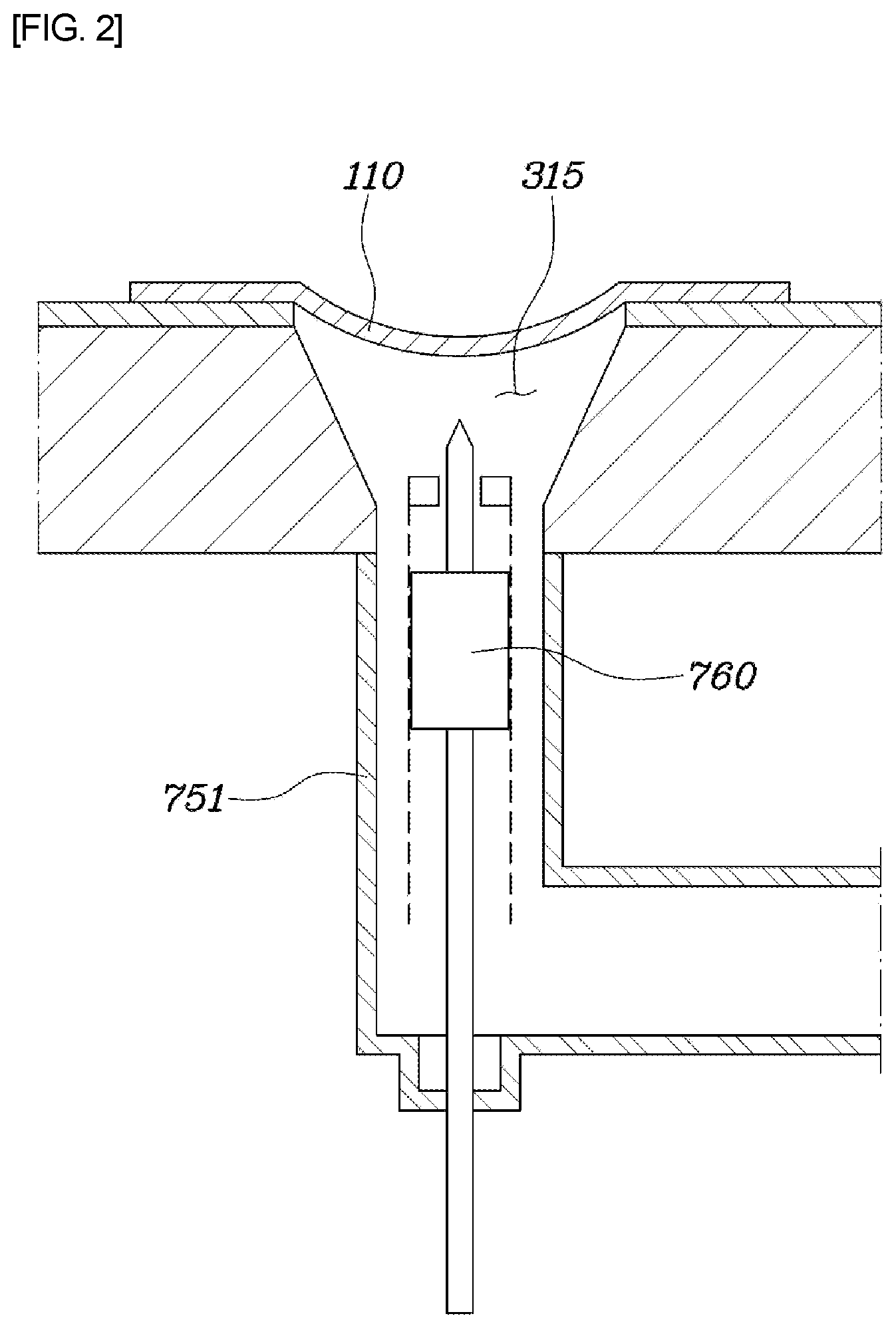 Patent US12620640 Figure 2 – Pouch cell vent pressure measurement apparatus
