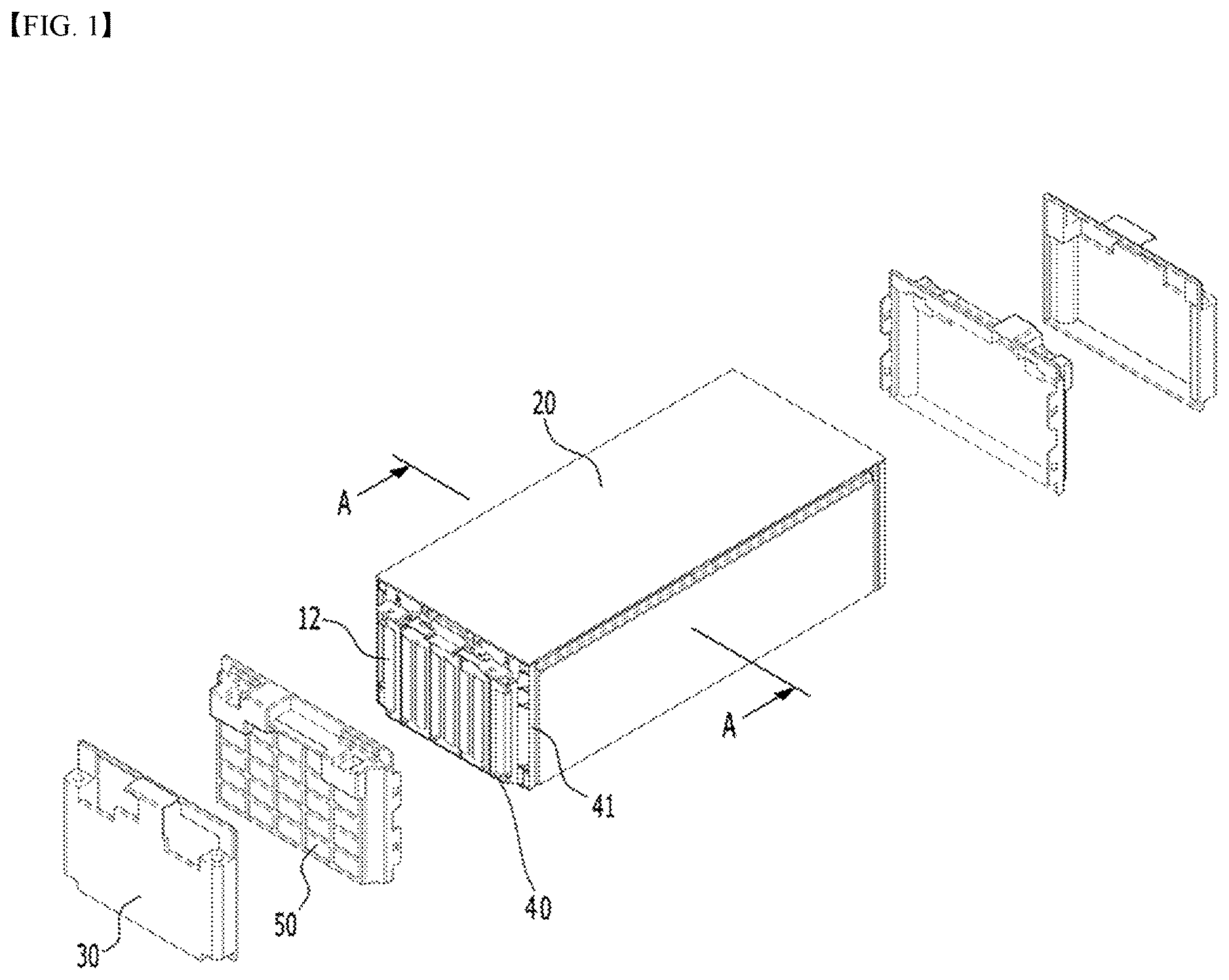 Patent US12620642 — Battery module and battery pack including the same — Figure 1