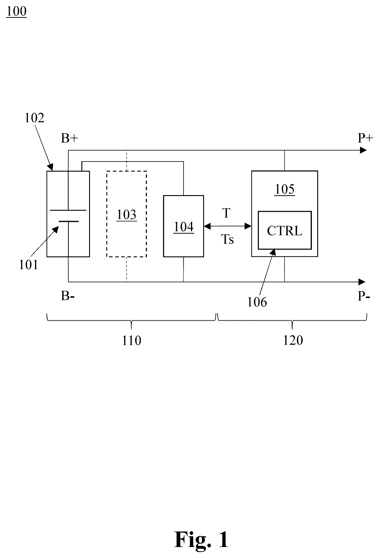 Patent US12620645 Figure 1 – Emergency lighting driver and operation method thereof