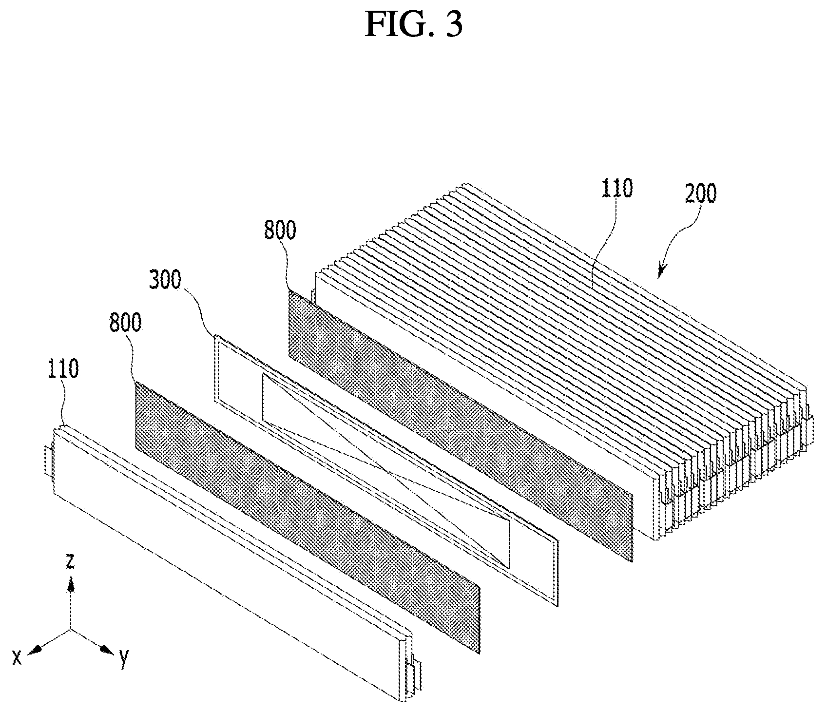 Patent US12620649 Figure 3 – Battery module and manufacturing method of the same