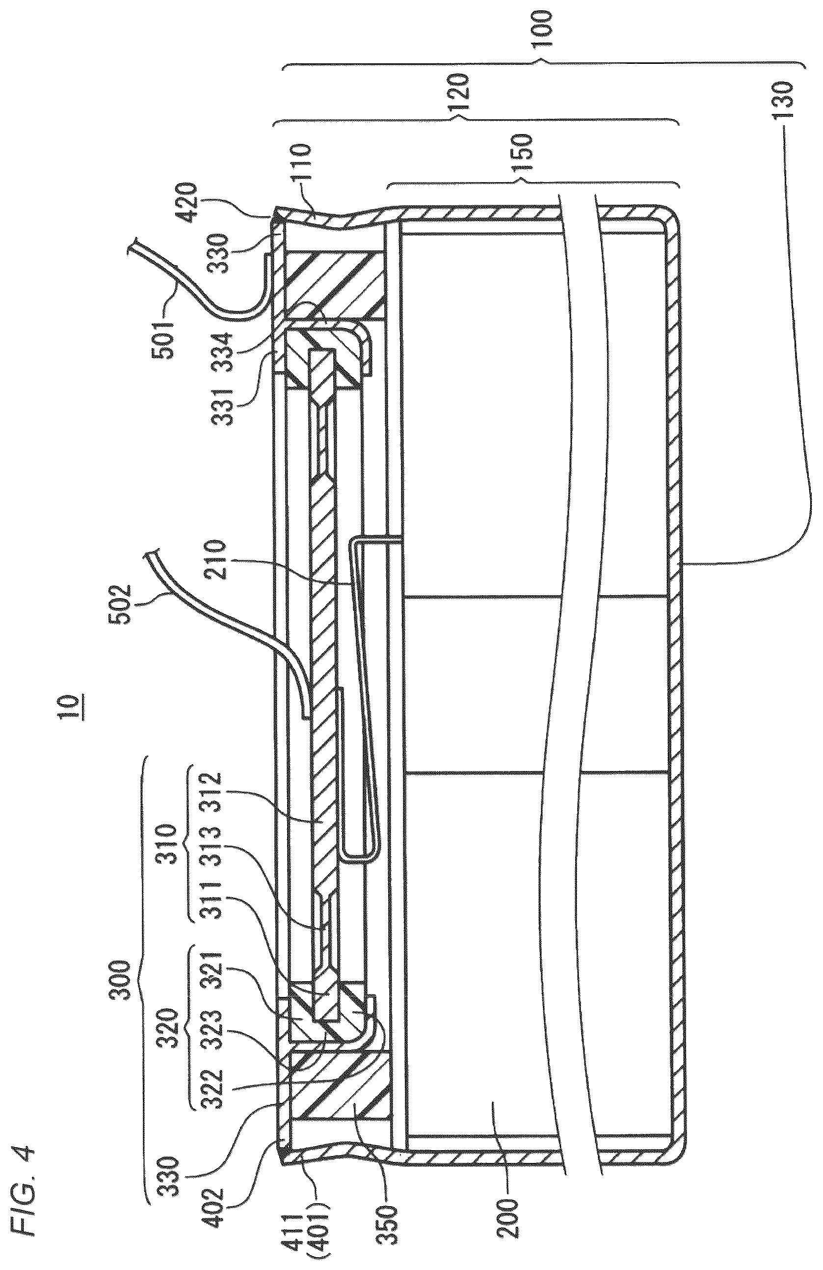 Patent US12620653 Figure 5 – Battery and method for producing same