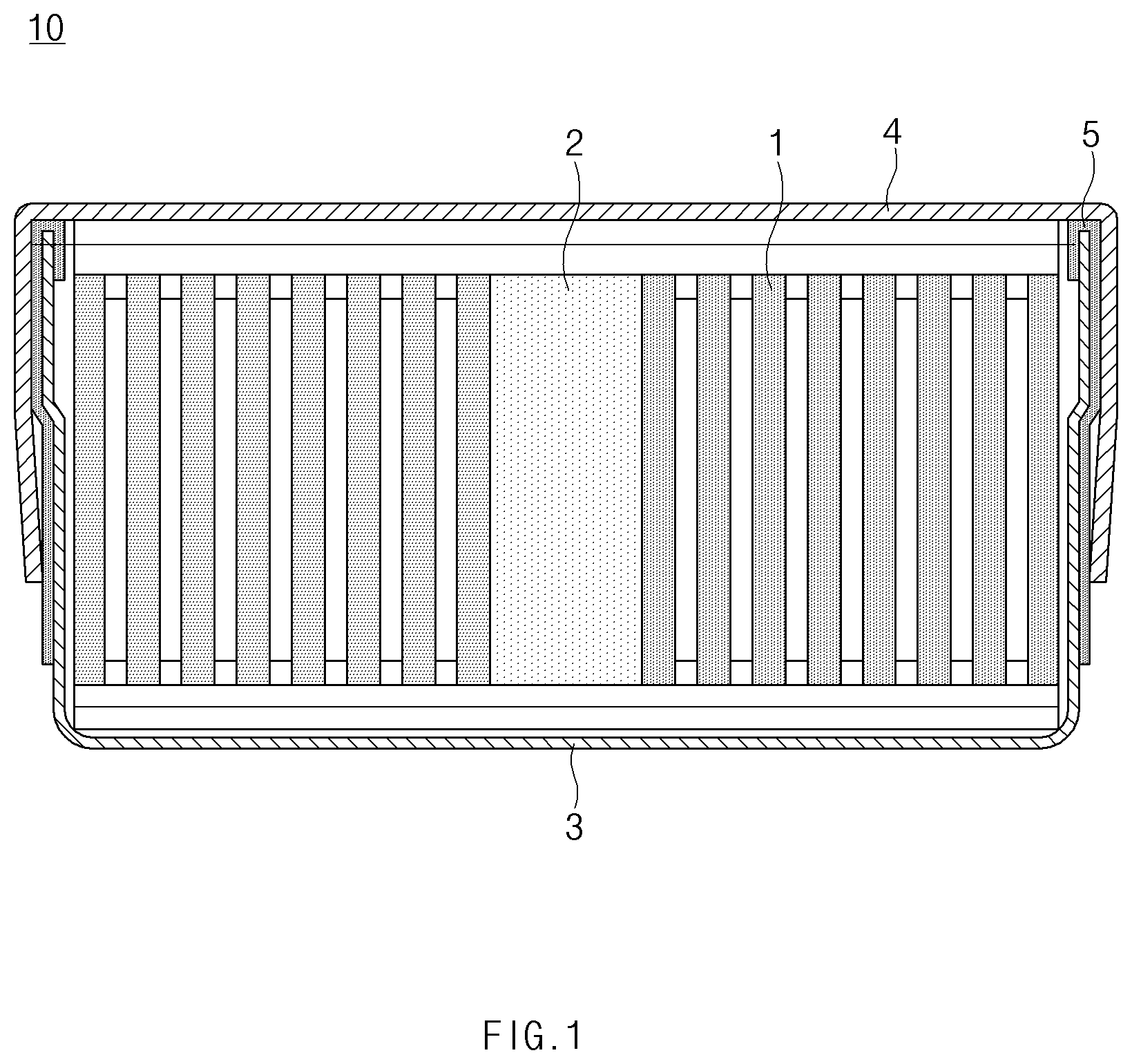 Patent US12620654 Figure 1 – Button-type secondary battery