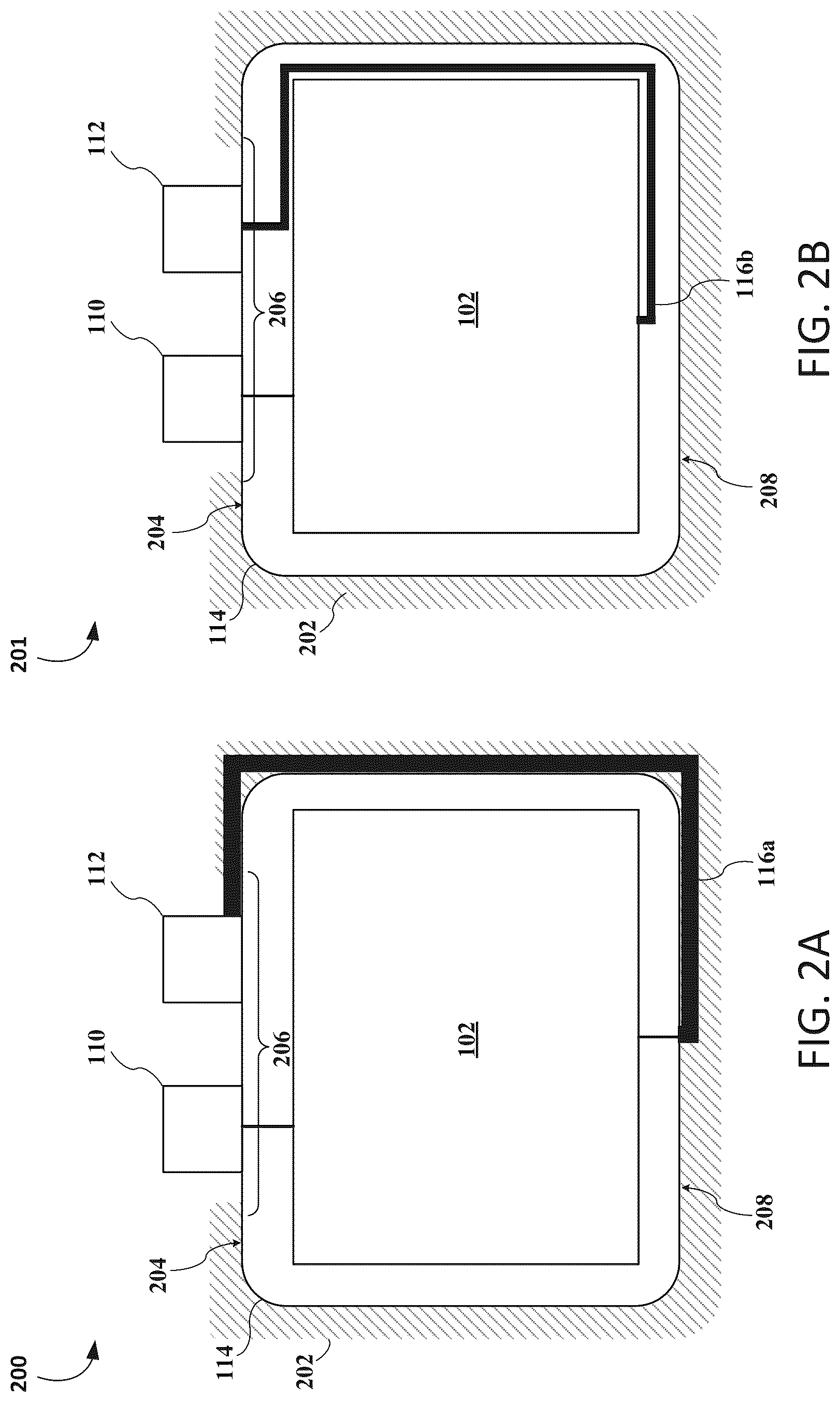 Patent US12620656 Figure 2 – Liquid resistant battery pack
