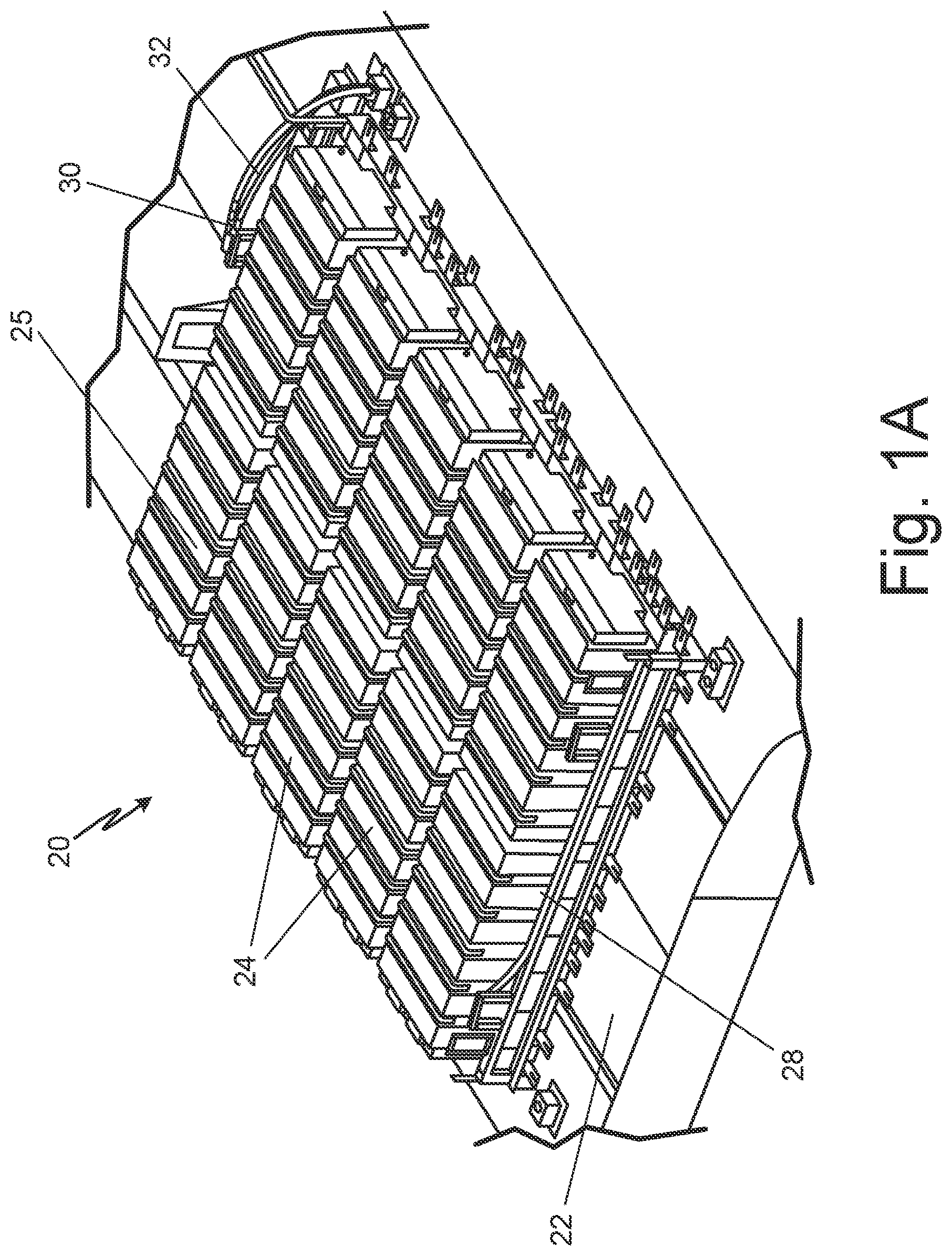 Patent US12620657 Figure 1 – Battery fire suppression system