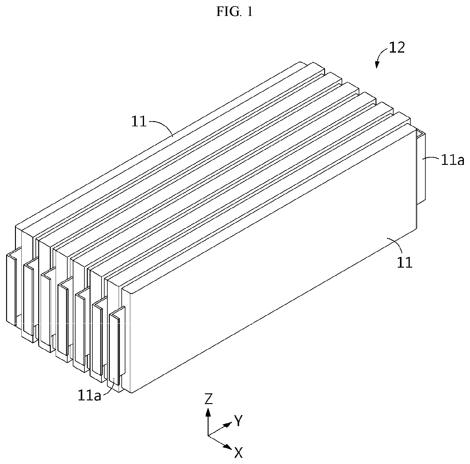 Patent US12620662 Figure 1 – Battery pack, vehicle, and energy storage system