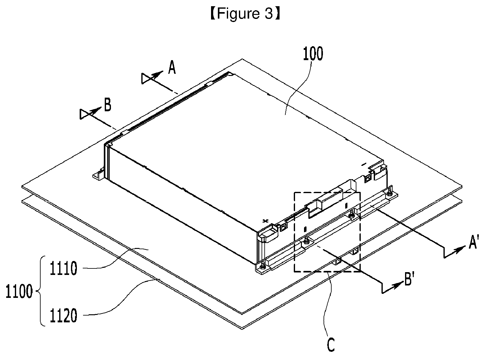Patent US12620665 Figure 3 – Battery pack and device including the same