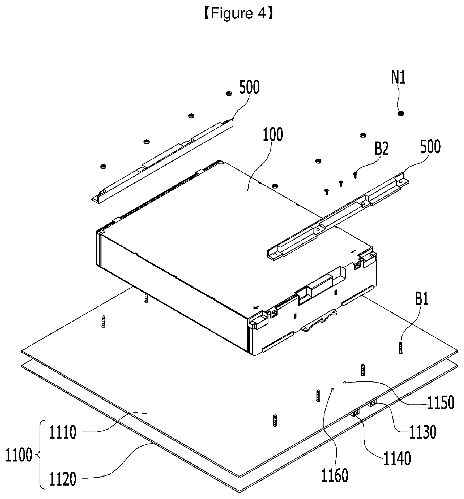 Patent US12620665 Figure 4 – Battery pack and device including the same