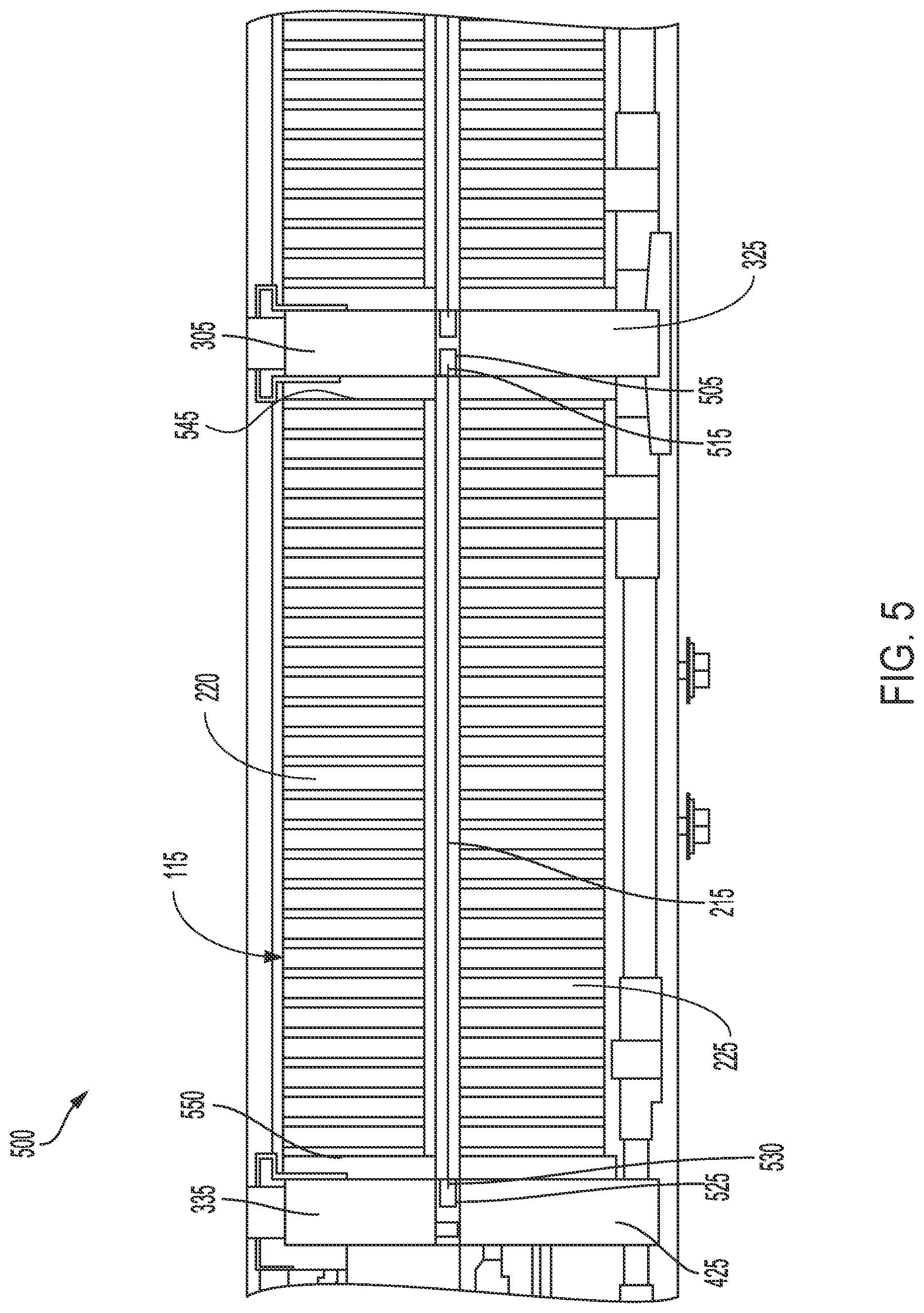 Patent US12620666 Figure 6 – Battery module mid plane crossmember mount
