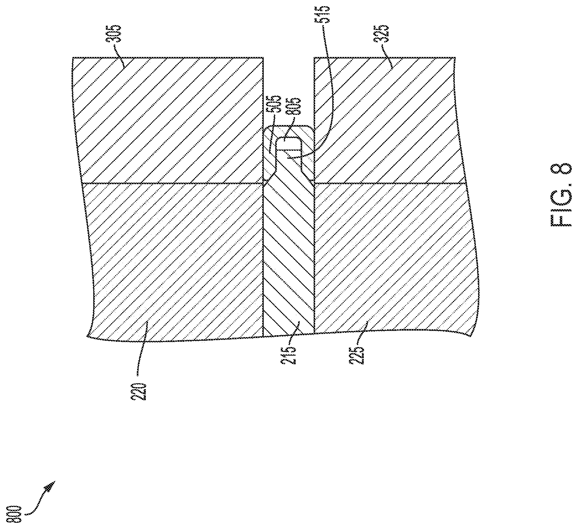 Patent US12620666 Figure 9 – Battery module mid plane crossmember mount