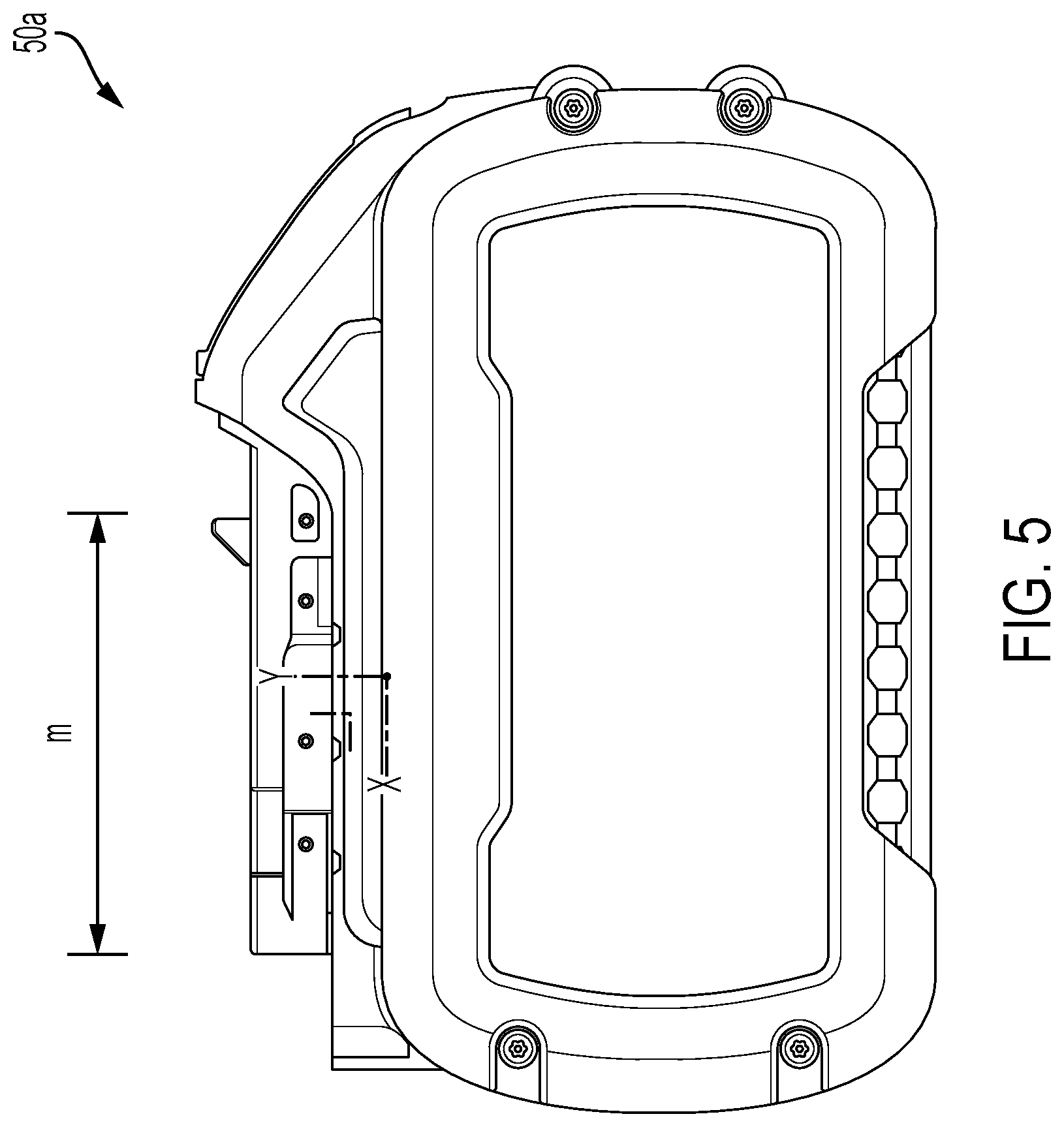 Patent US12620667 Figure 5 – Power tool having a multi-latch battery interface