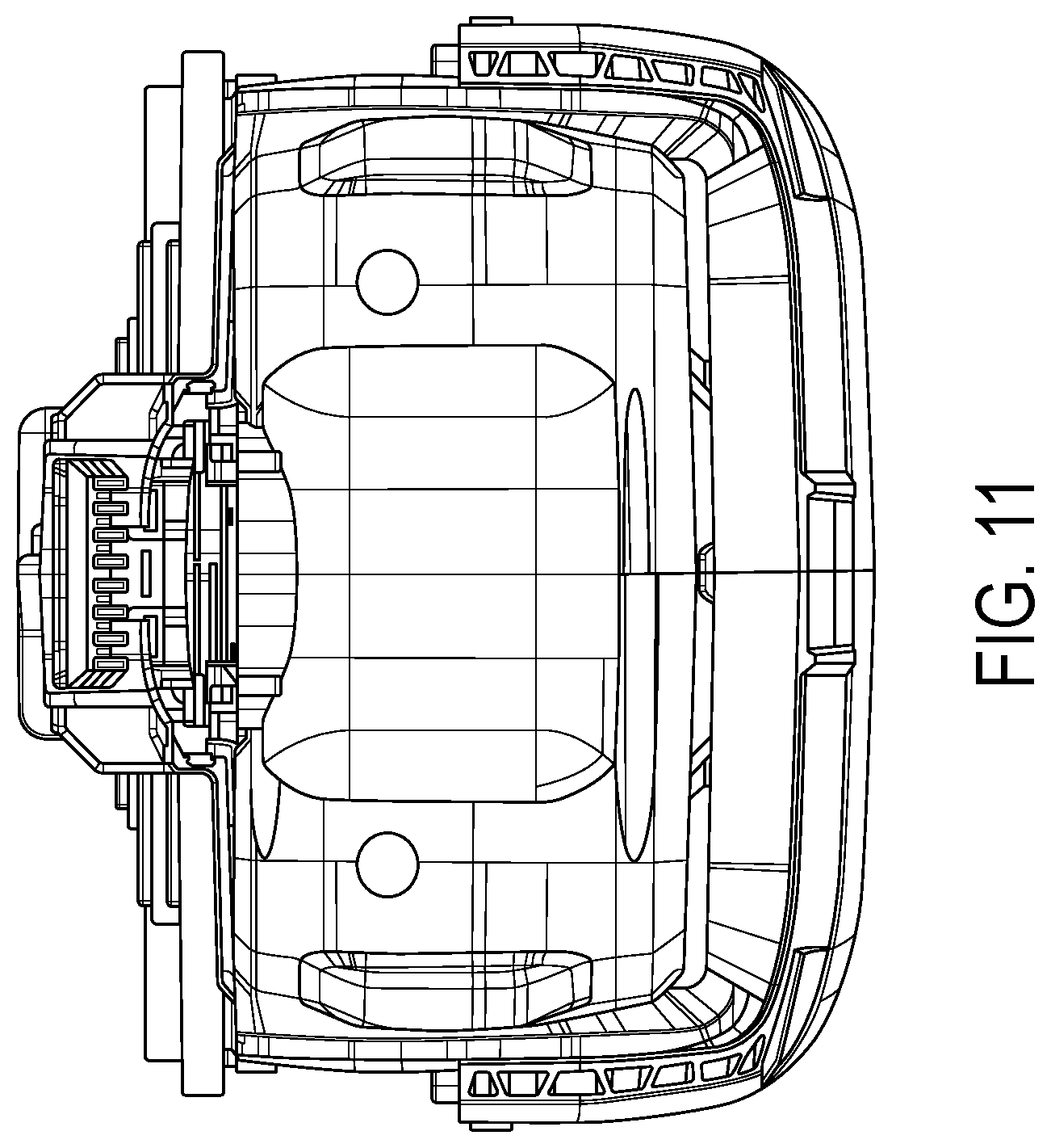 Patent US12620667 Figure 11 – Power tool having a multi-latch battery interface