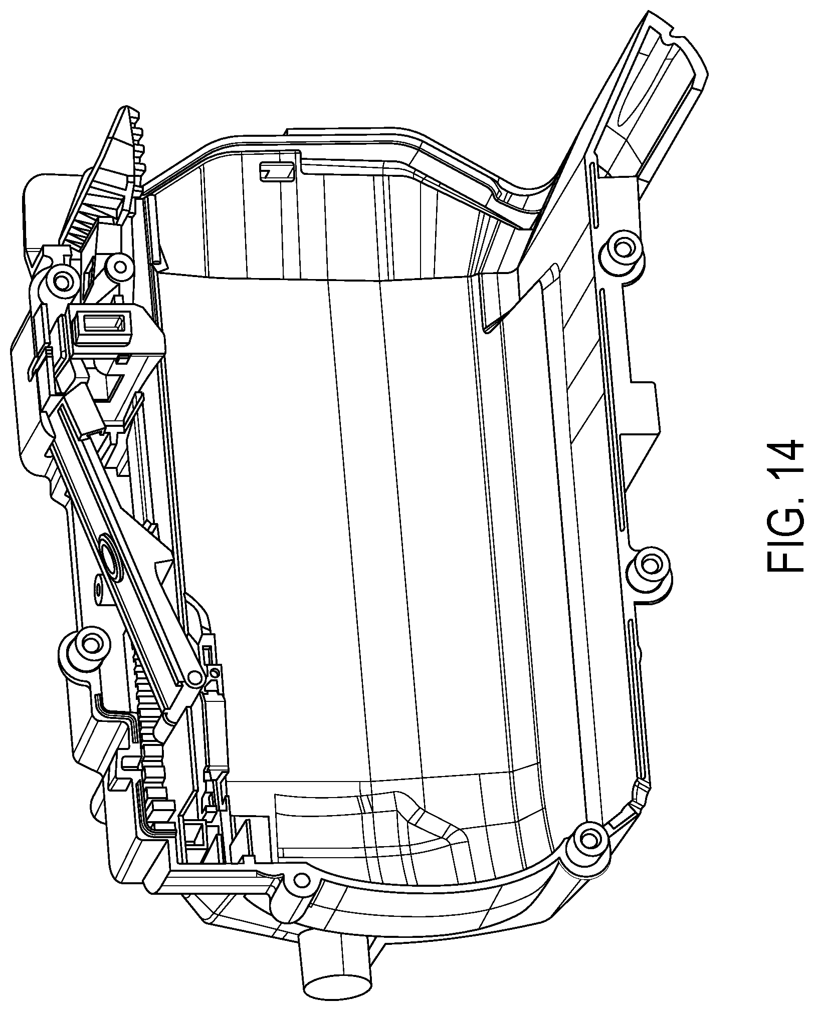 Patent US12620667 Figure 14 – Power tool having a multi-latch battery interface