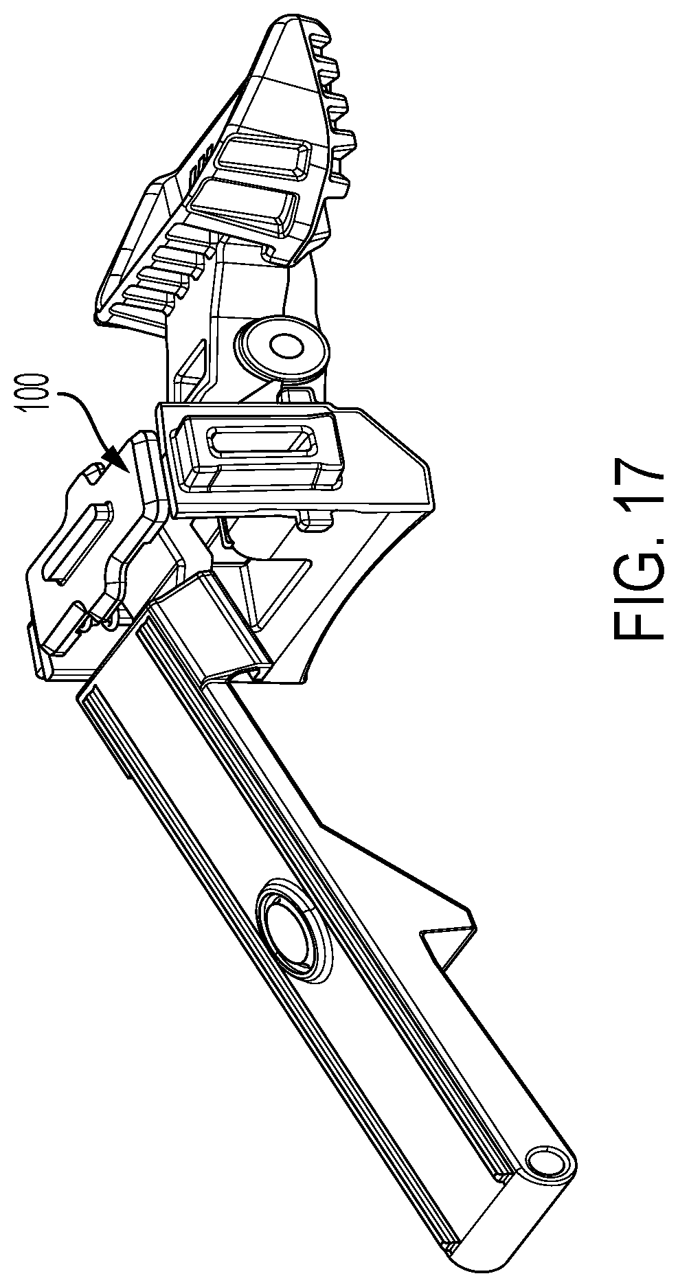 Patent US12620667 Figure 17 – Power tool having a multi-latch battery interface