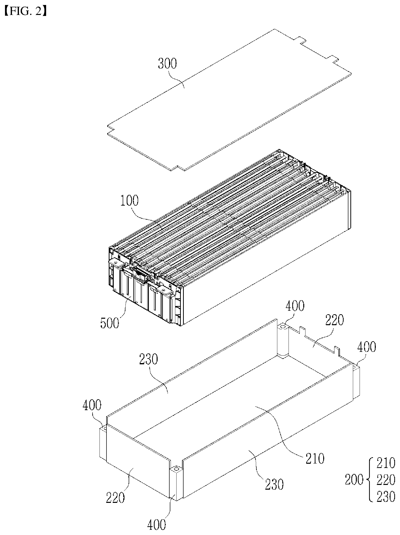 Patent US12620669 Figure 2 – Battery module and battery pack including the same