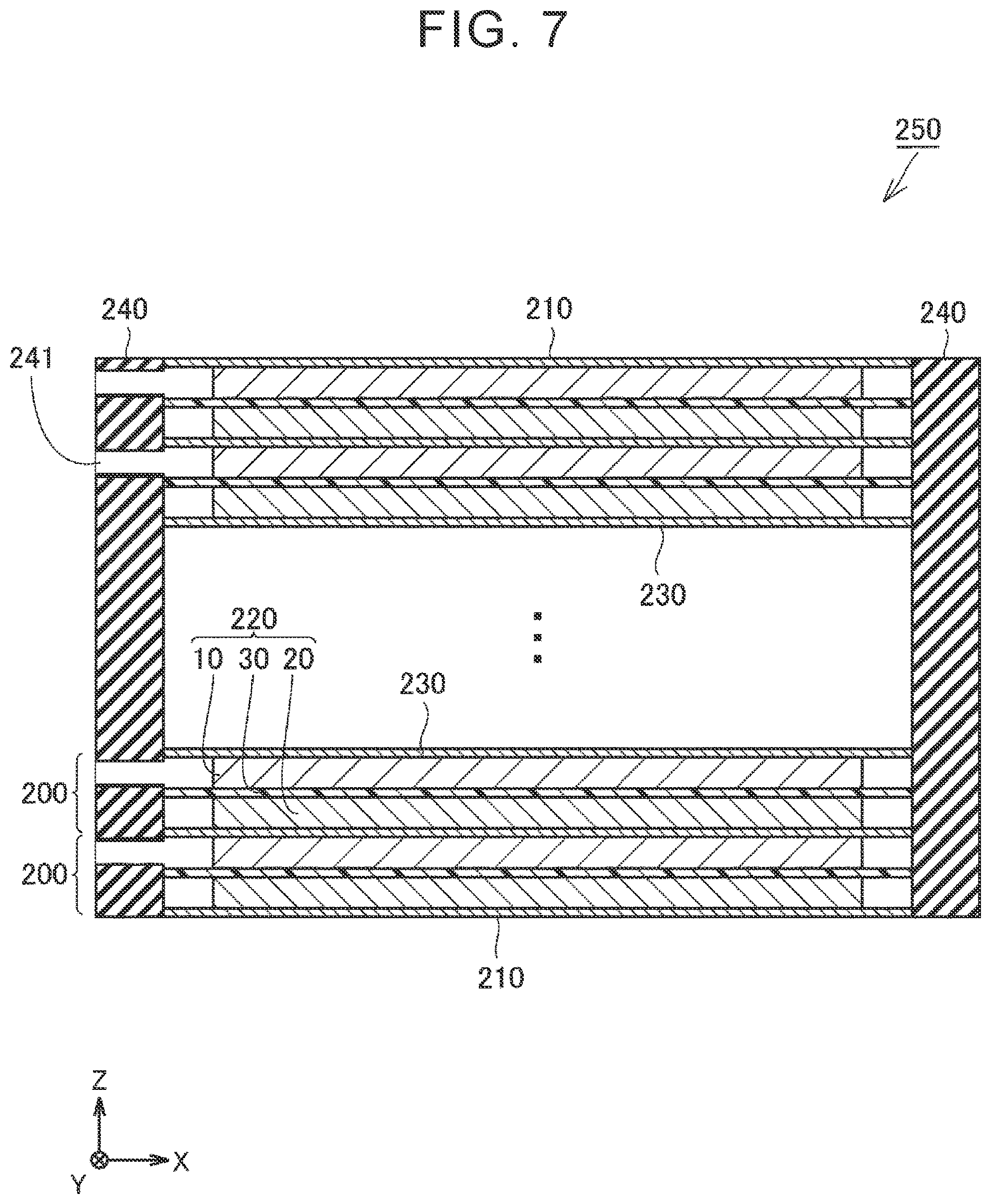 Patent US12620671 Figure 7 – Manufacturing apparatus of manufacturing electrochemical cell